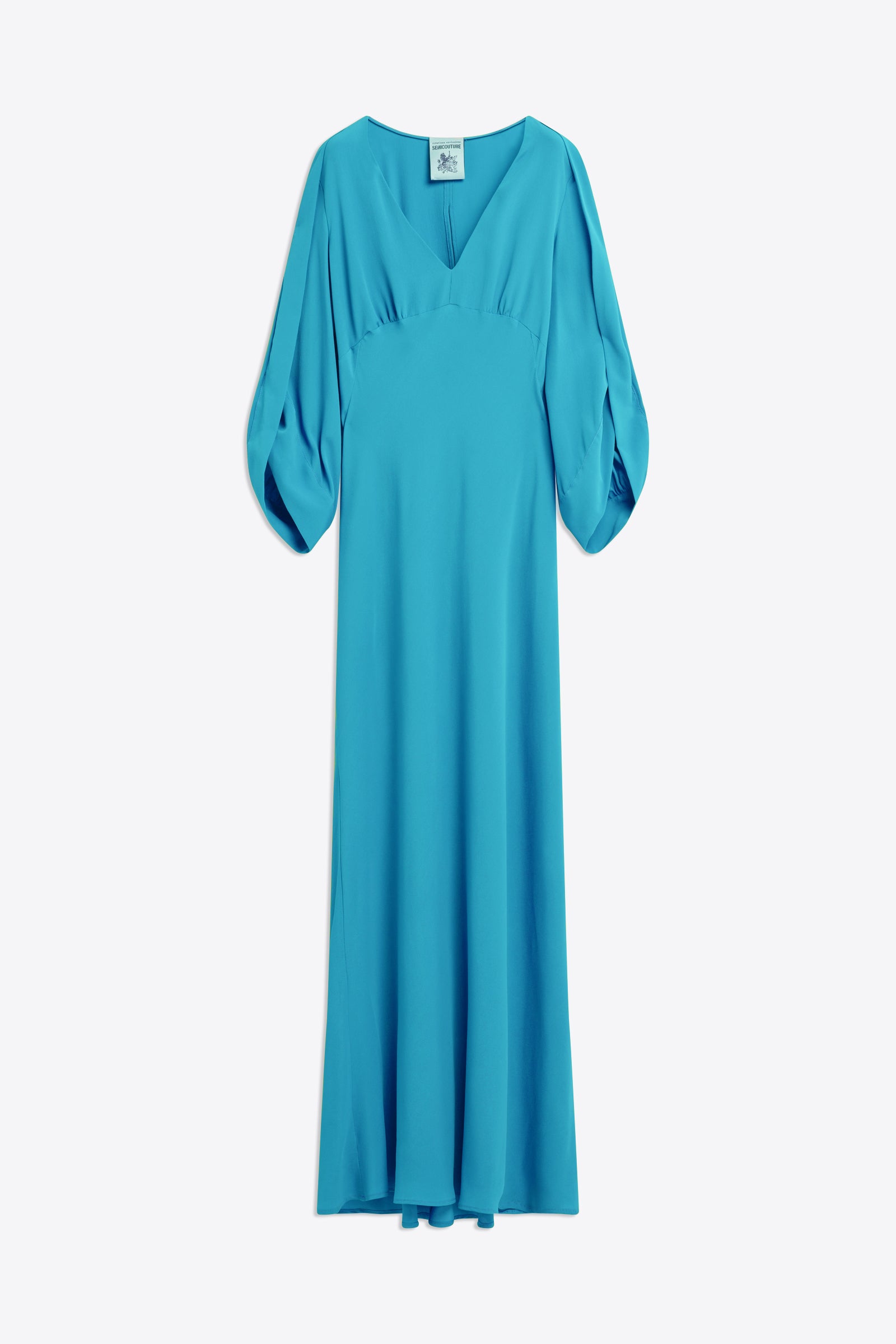 ABITO MANICA LUNGA IN CREPE DE CHINE