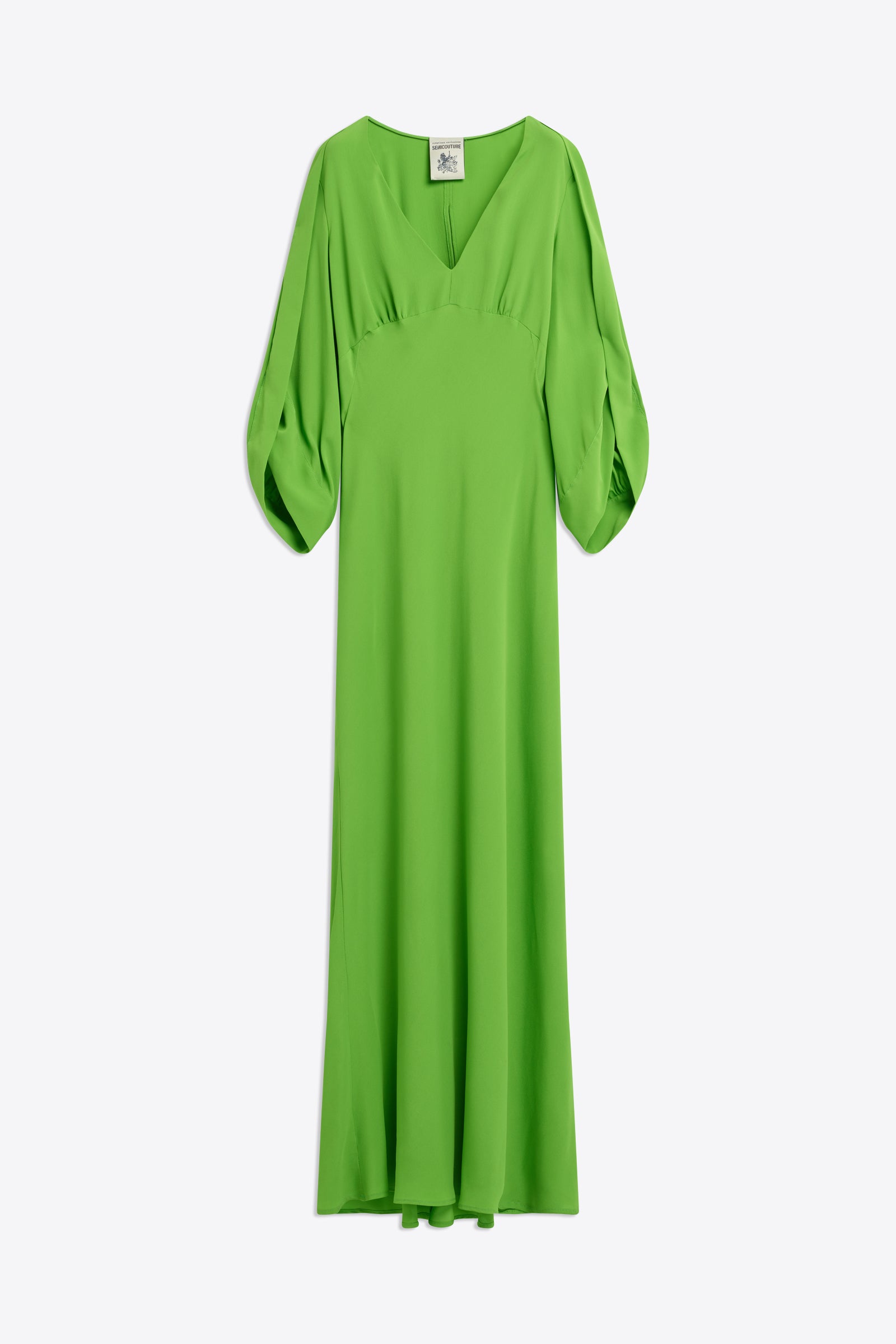 ABITO MANICA LUNGA IN CREPE DE CHINE