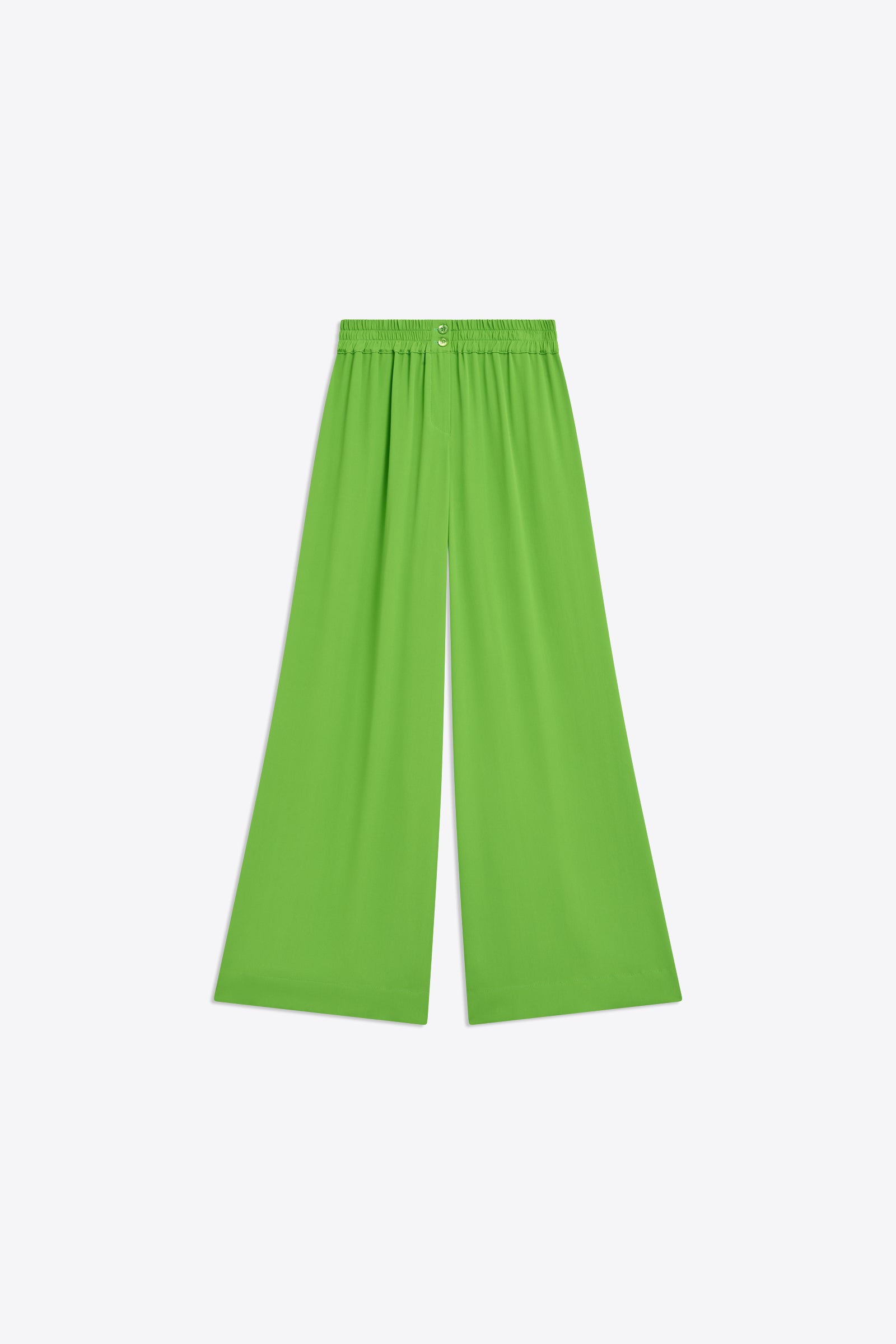 PANTALONE A PALAZZO IN CREPE DE CHINE