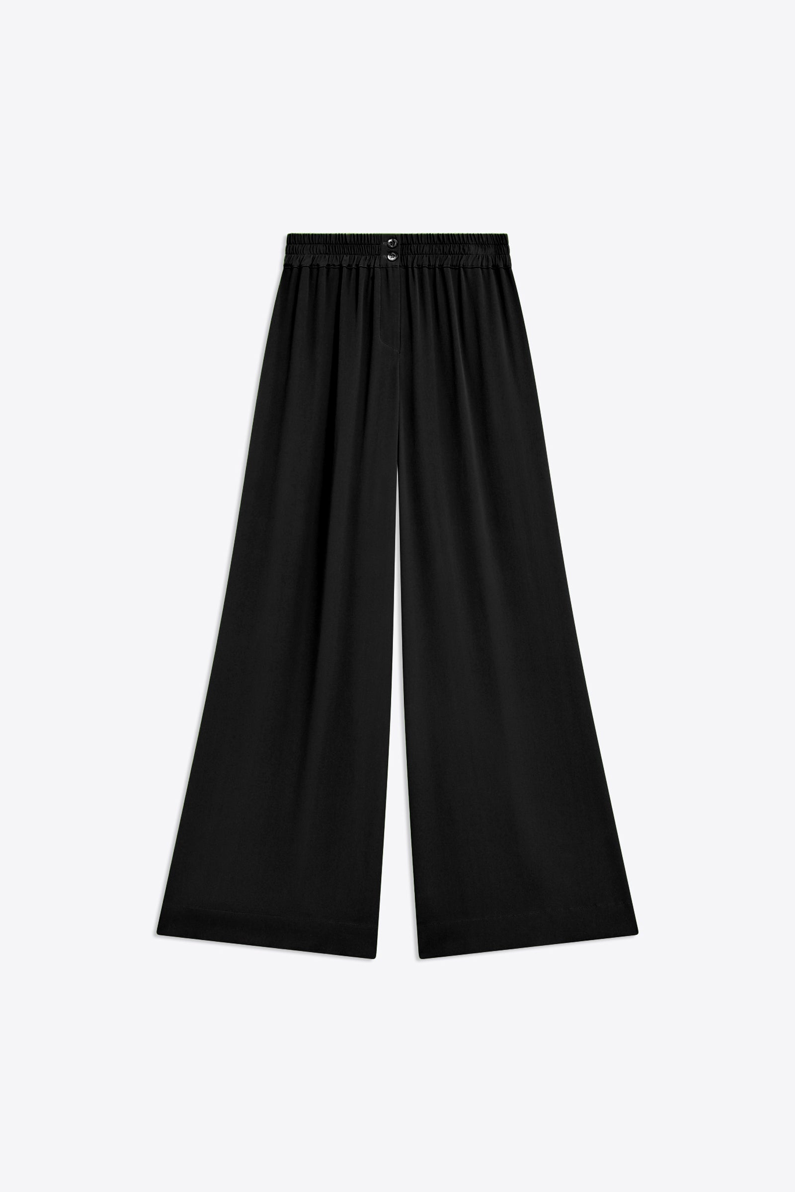 PANTALONE A PALAZZO IN CREPE DE CHINE