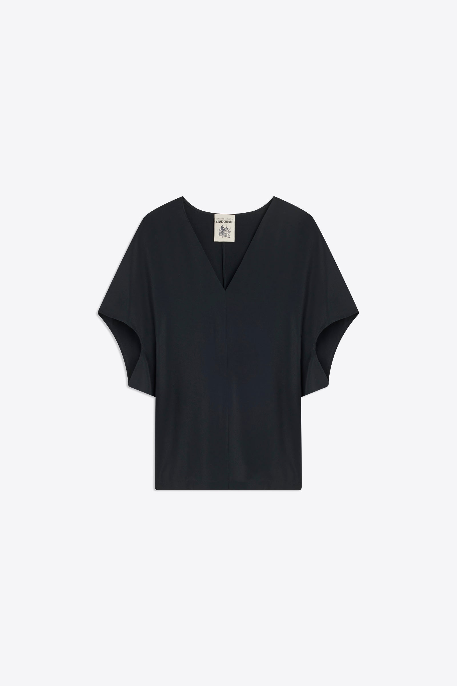 KIMONO SHORT-SLEEVED BLOUSE