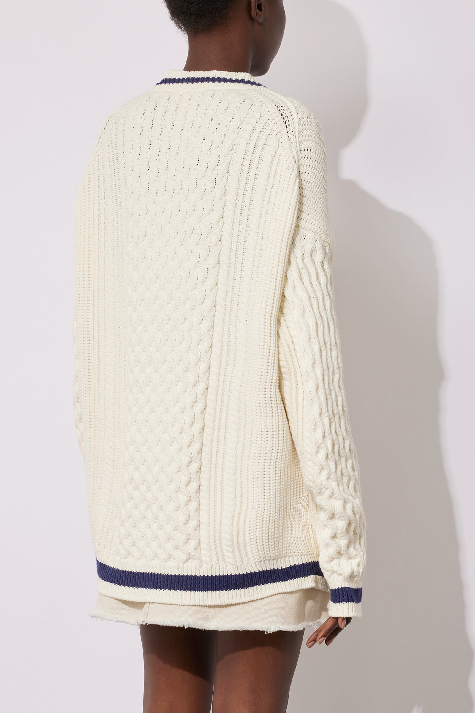 NORWEGIAN STITCH OVERSIZE CARDIGAN