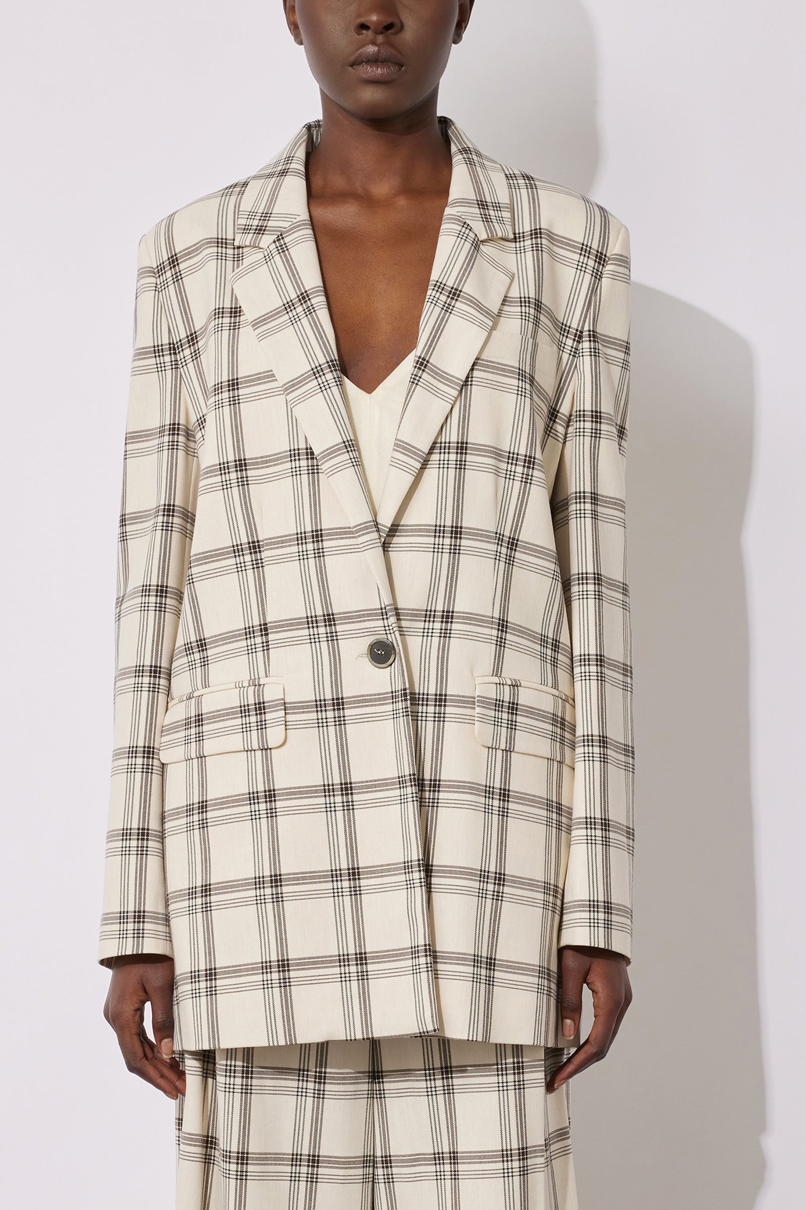 POLY VISCOSE OVERSIZE JACKET