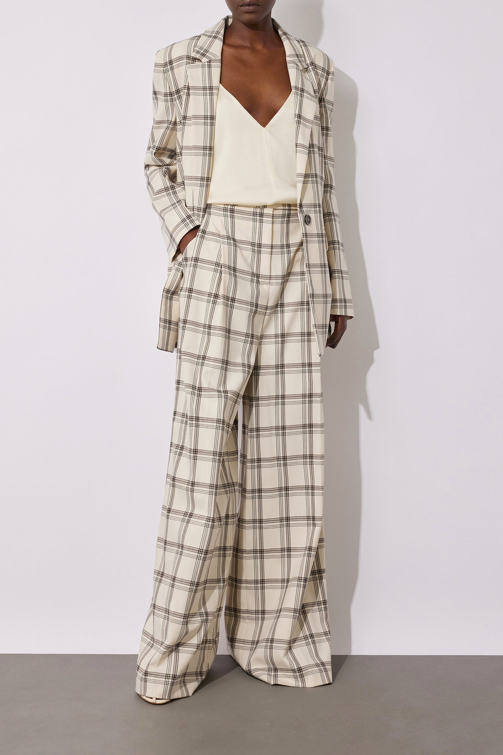 POLY VISCOSE PALAZZO TROUSERS