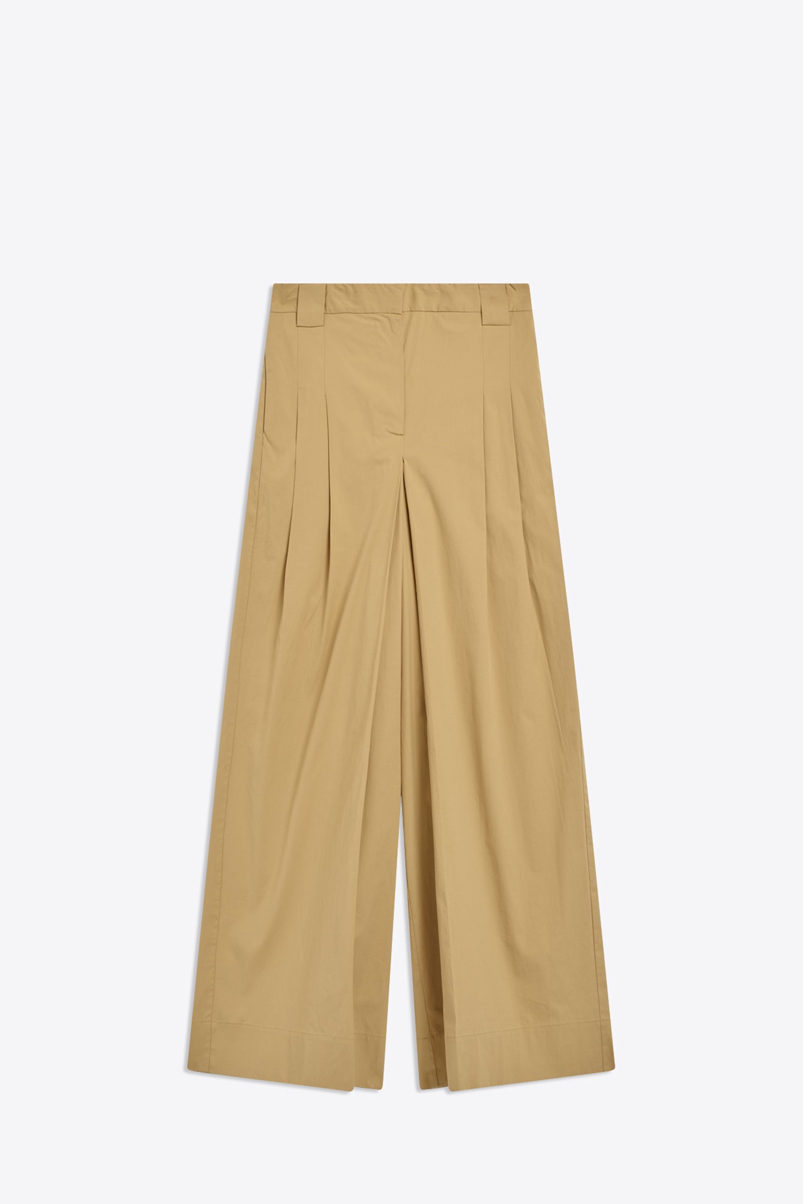 BISTRETCH WIDE LEG TROUSERS