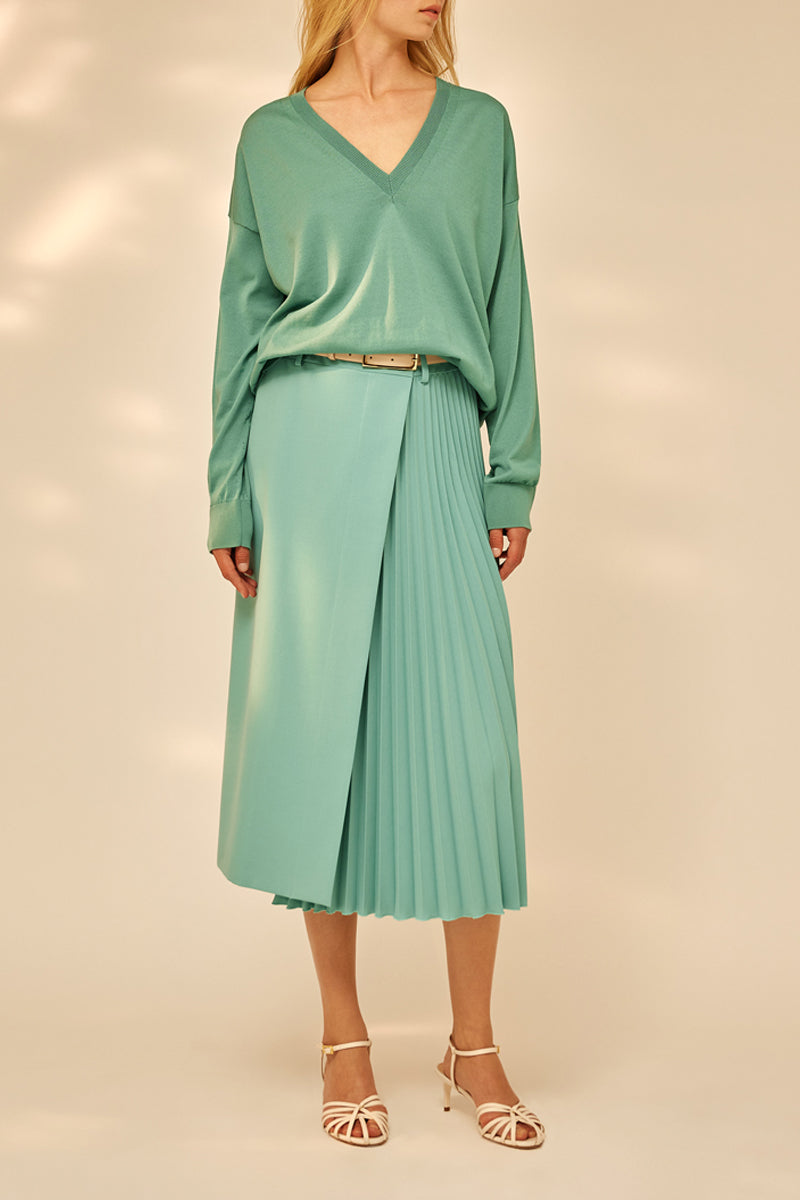 BISTRETCH WRAP SKIRT