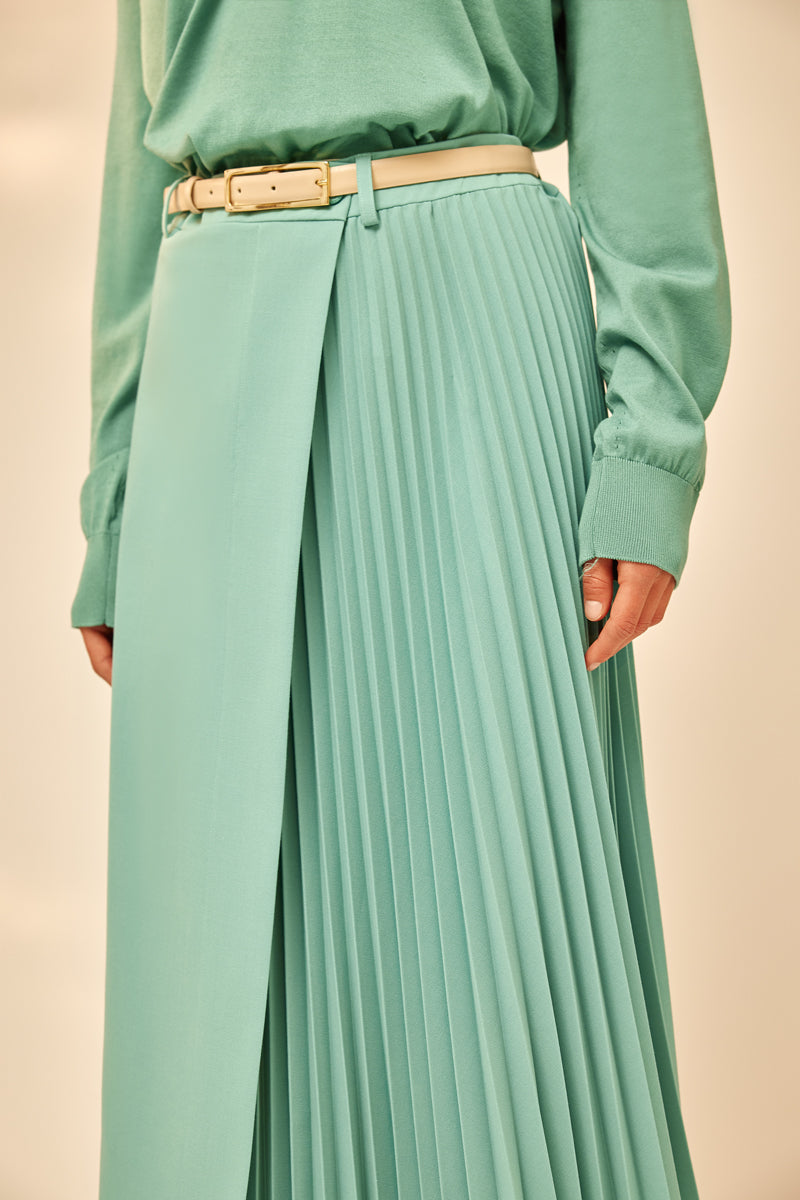 BISTRETCH WRAP SKIRT