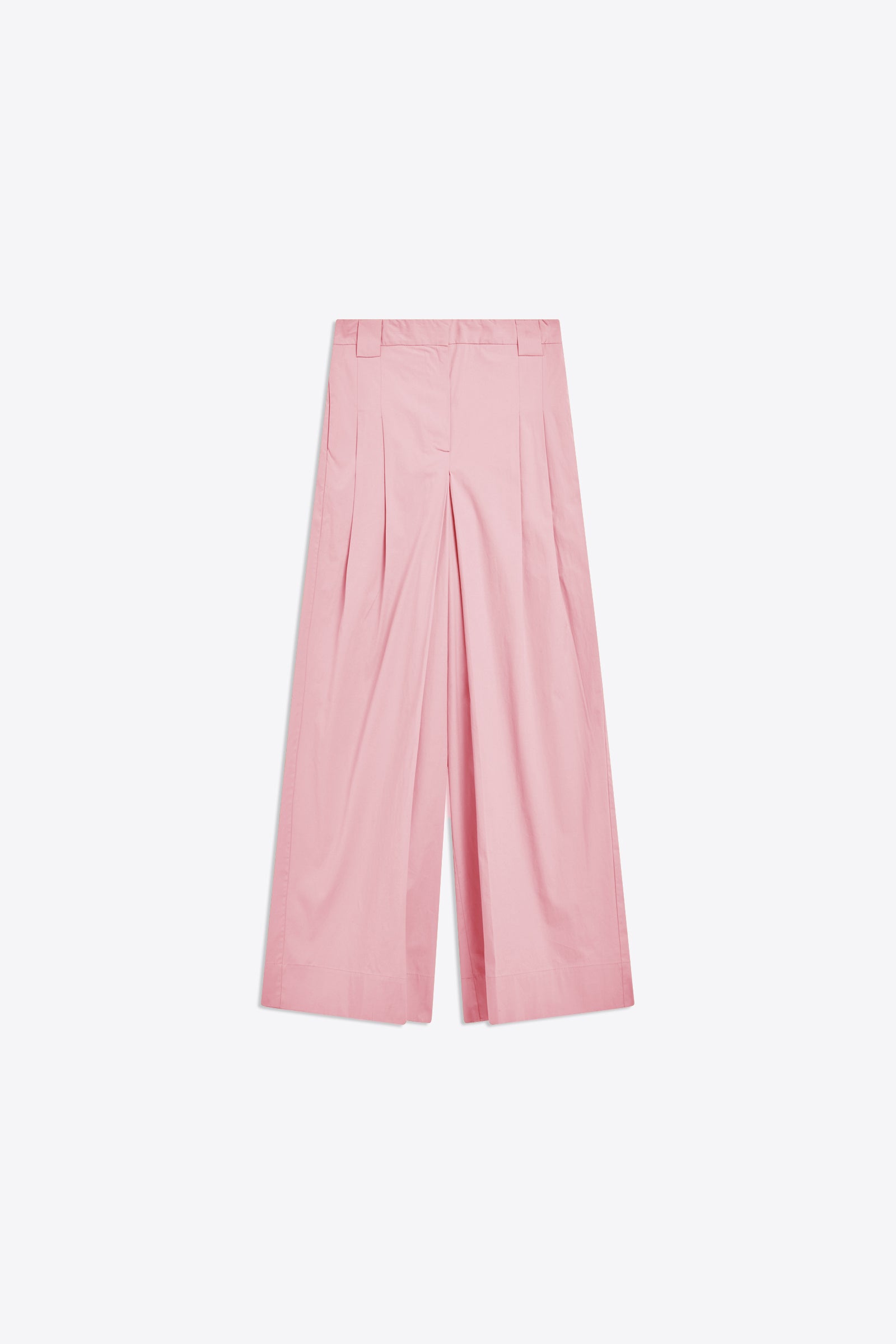 POPLIN PALAZZO TROUSERS