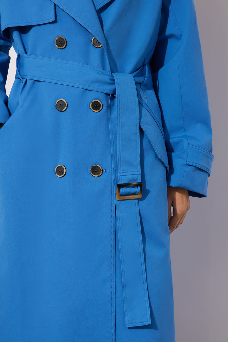 POPLIN TRENCH COAT