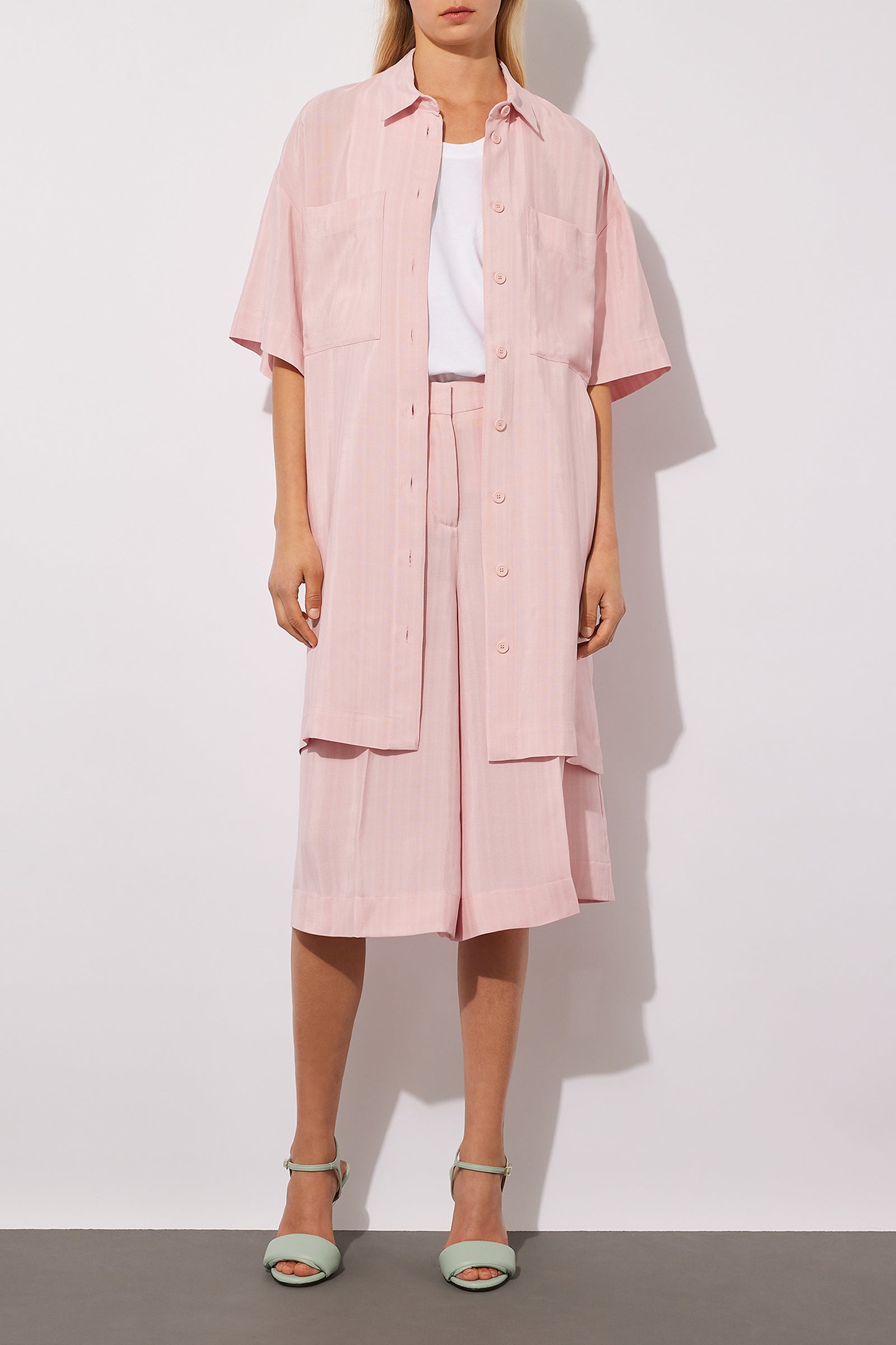 ARMOURED VISCOSE DRESS
