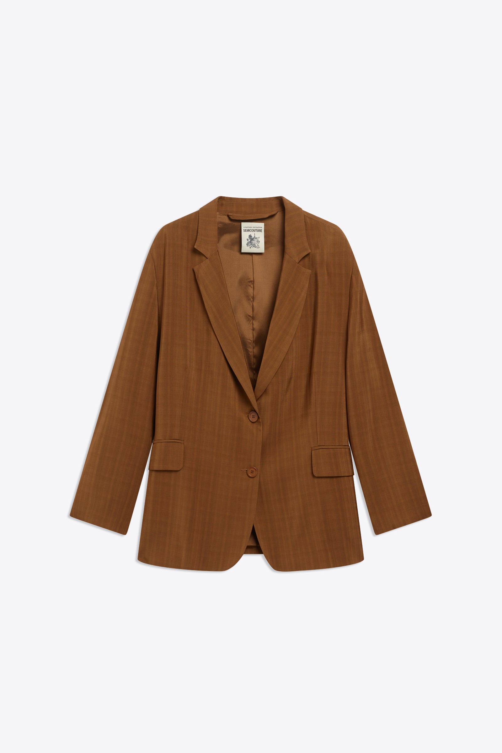 ARMOURED VISCOSE SASH JACKET