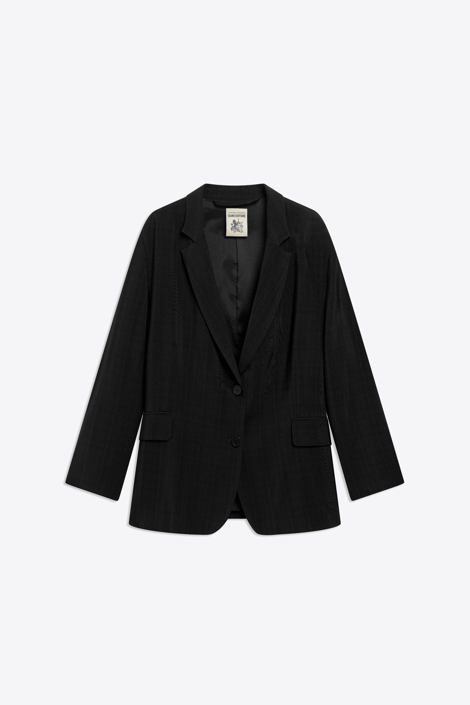 ARMOURED VISCOSE SASH JACKET