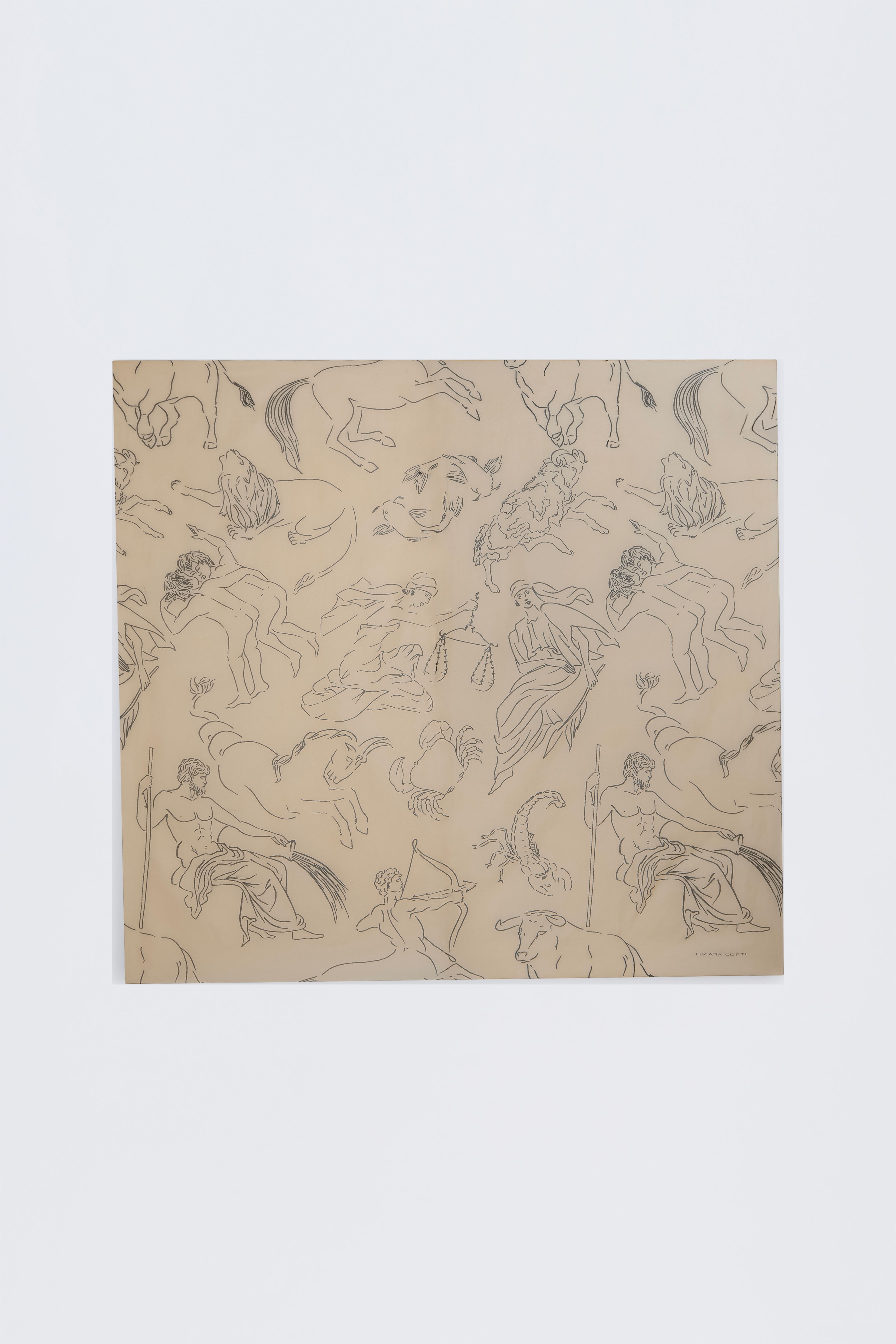 ZODIAC PATTERN SCARF