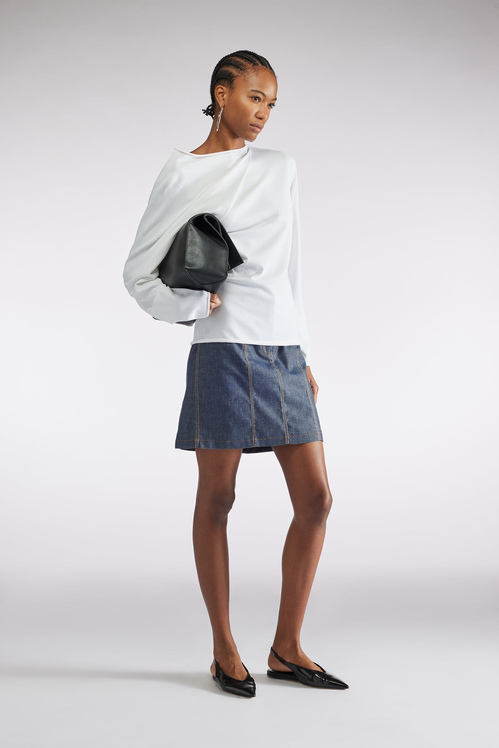 MAGLIA CON DRAPPEGGIO