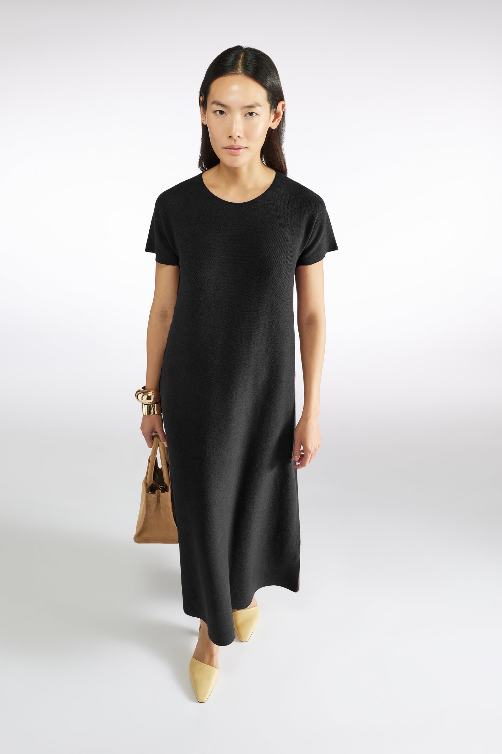 LINKS STITCH LONG DRESS