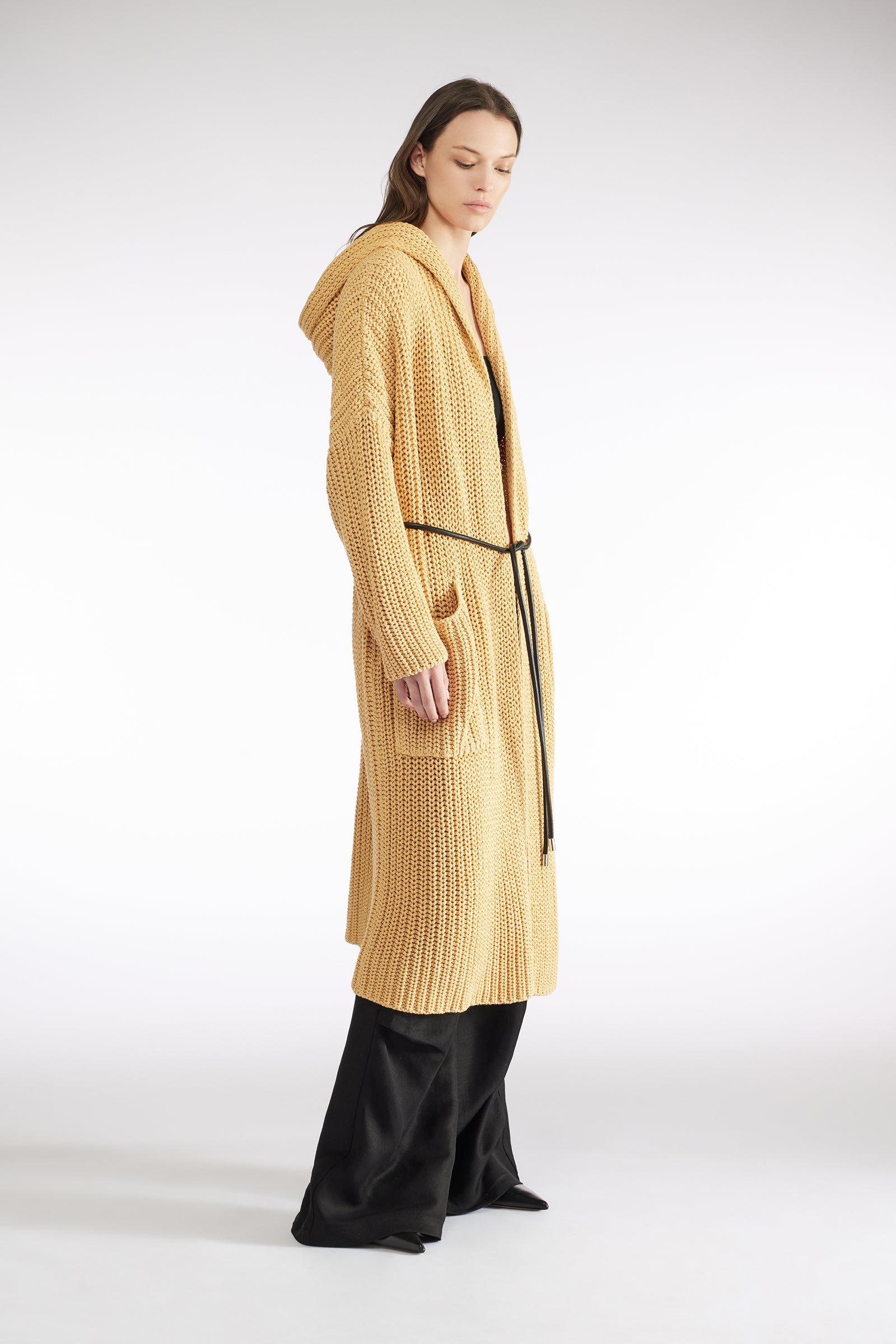 CARDIGAN CON CINTURA