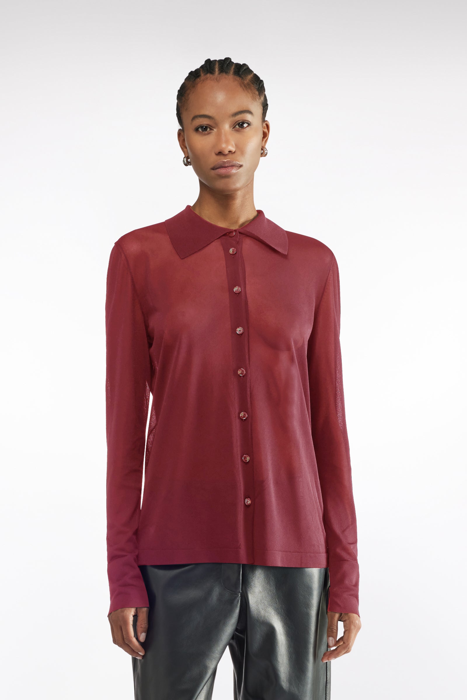 CARDIGAN CON COLLETTO