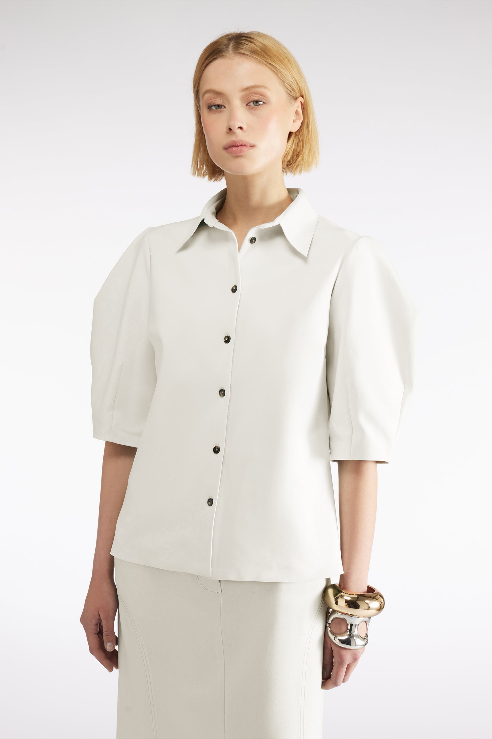 CAMICIA MANICHE A PALLONCINO