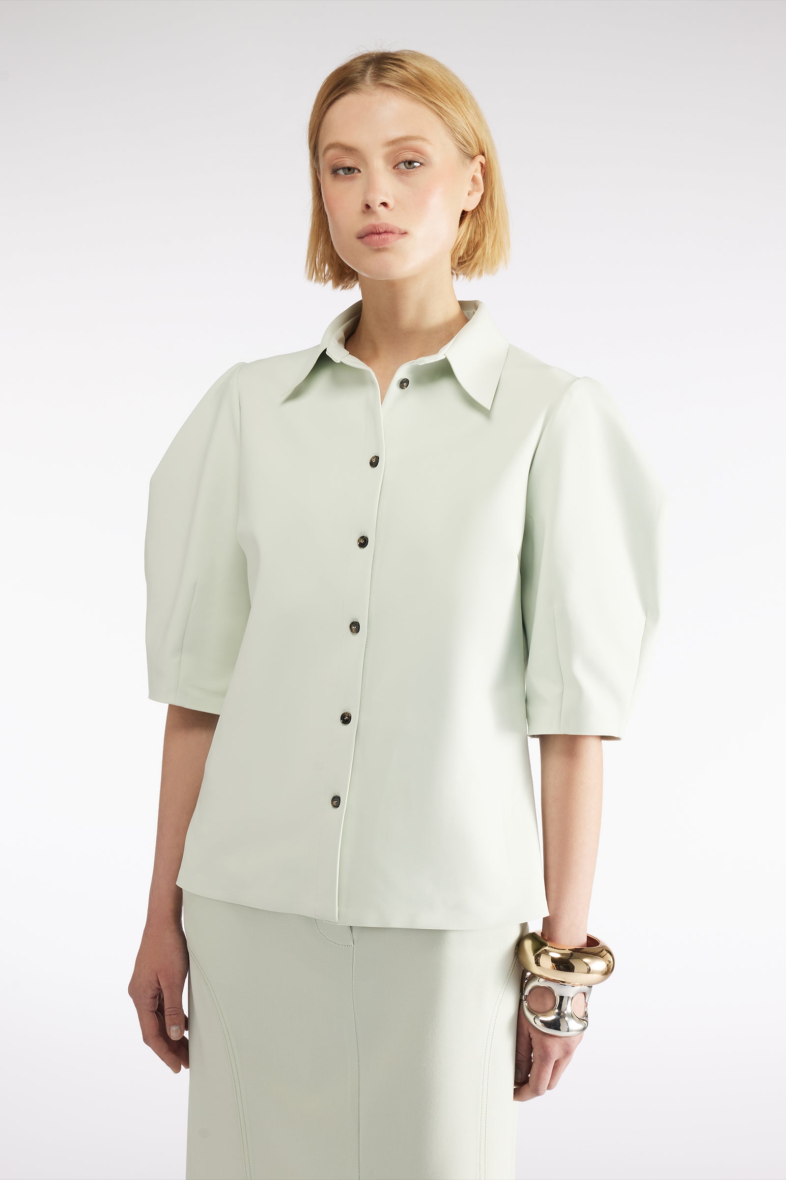 CAMICIA MANICHE A PALLONCINO