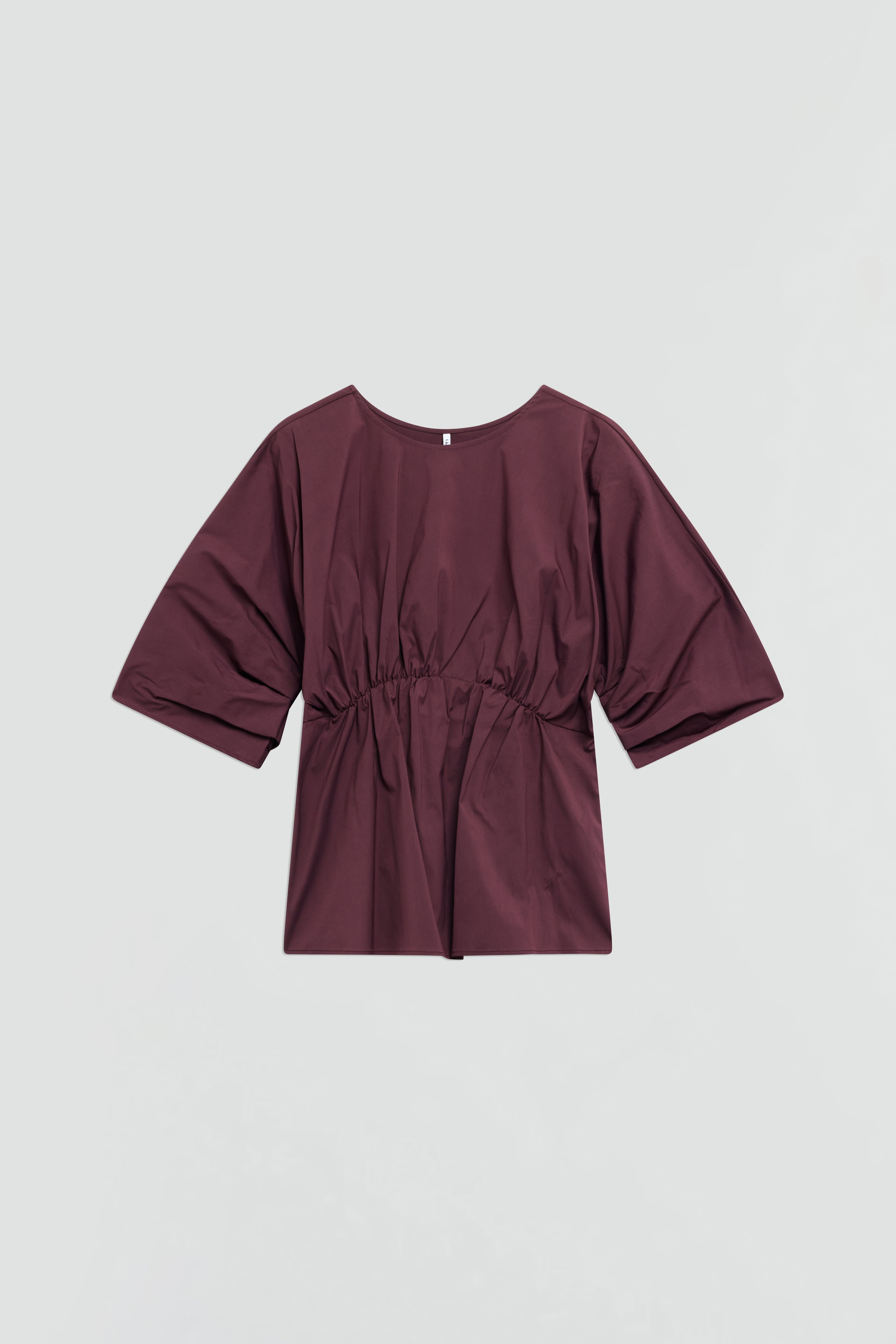 BLUSA MANICA CON PIEGHE