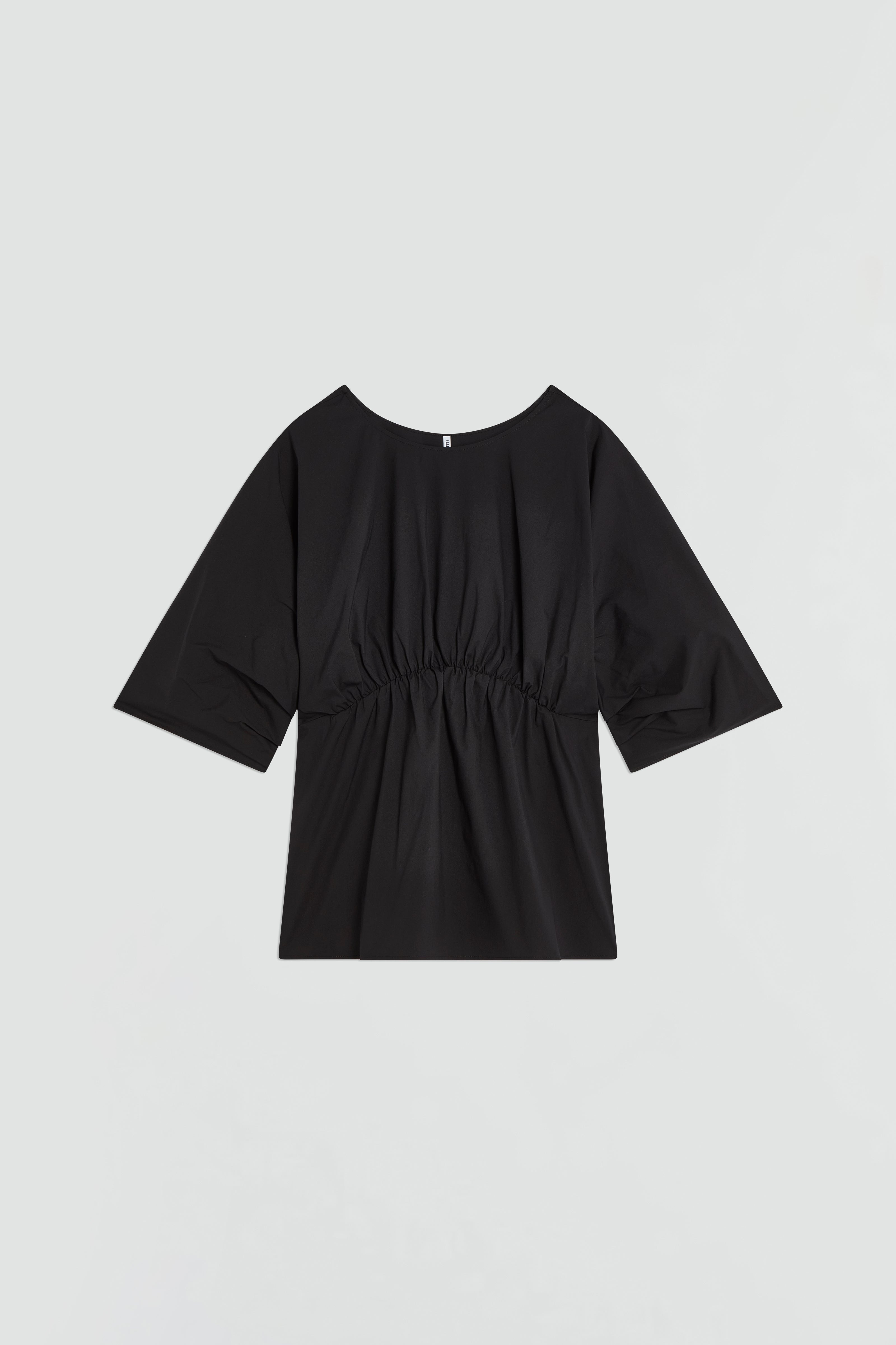 BLUSA MANICA CON PIEGHE