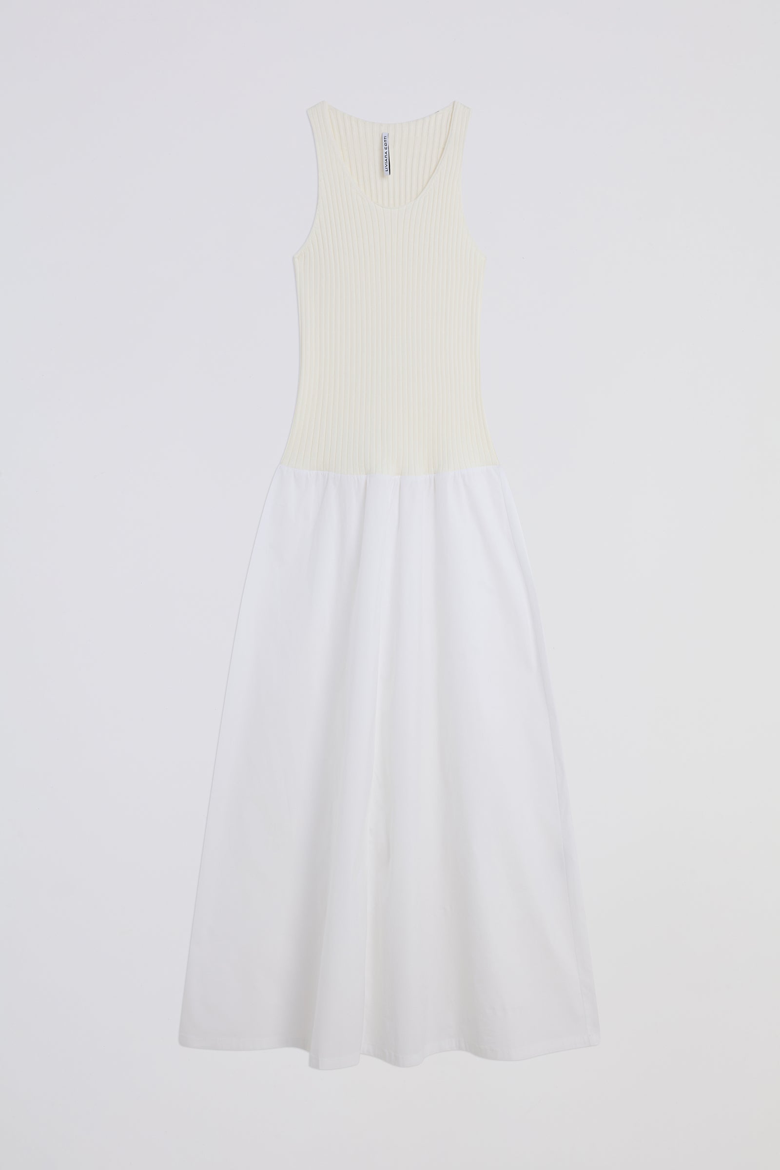 DRESS WITH KNITTED BODY