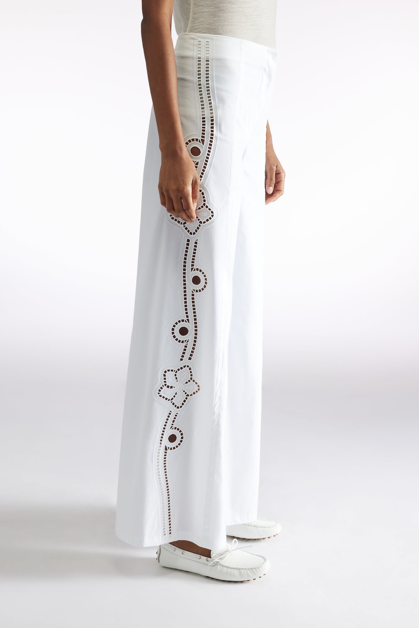 PANTALONE RICAMO SANGALLO