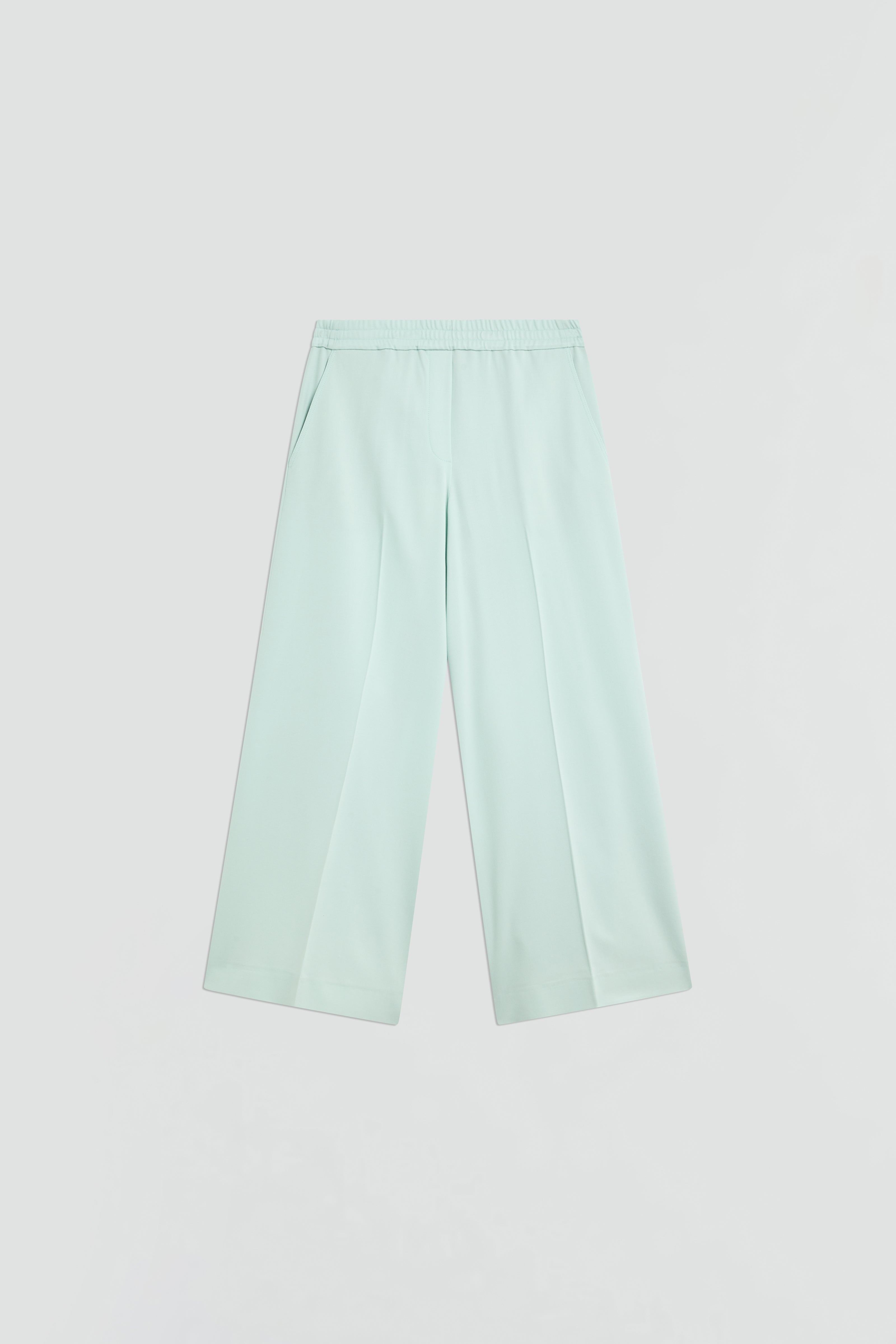 WOOL GABARDINE TROUSERS