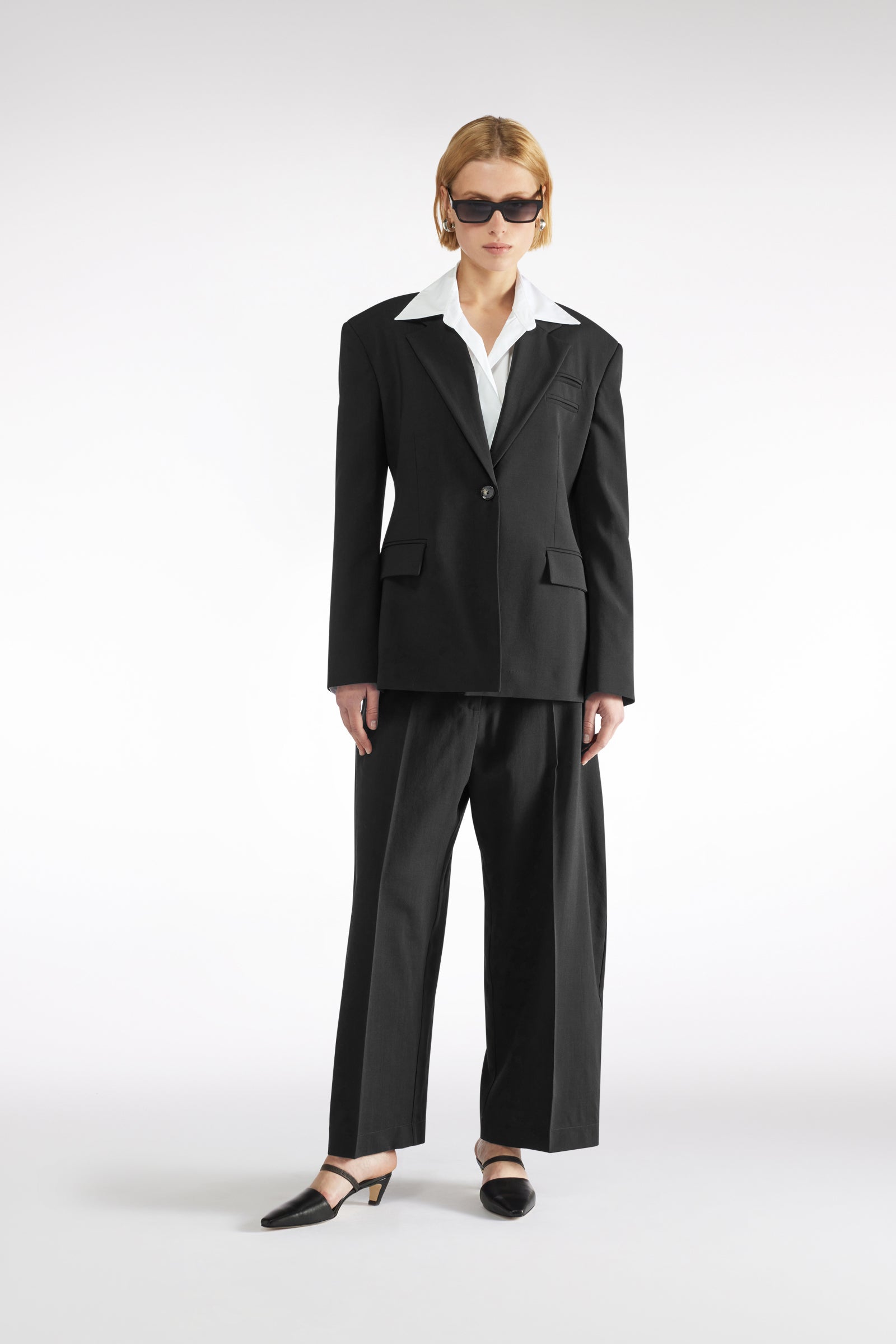 BLAZER MONOPETTO TELA LANA