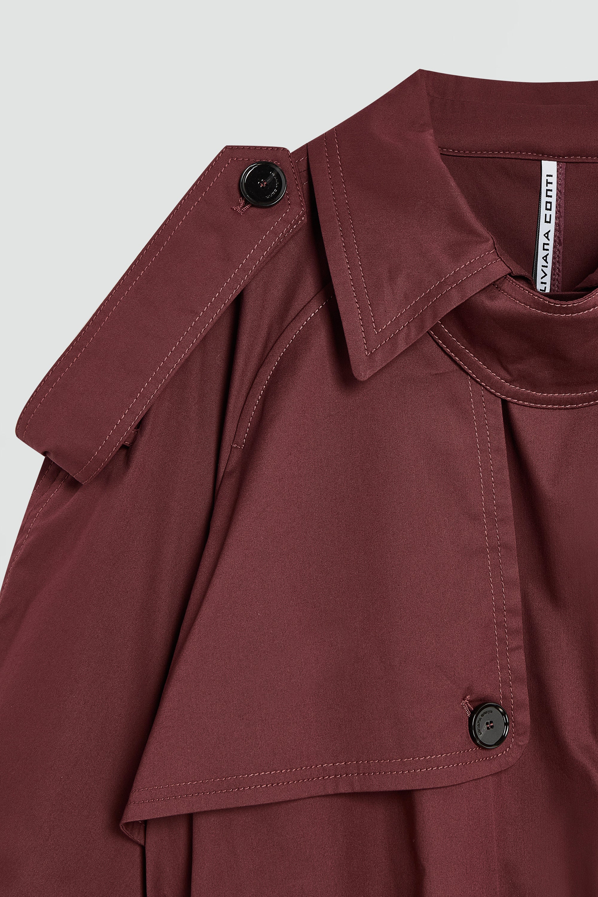 COTTON TWILL TRENCH COAT