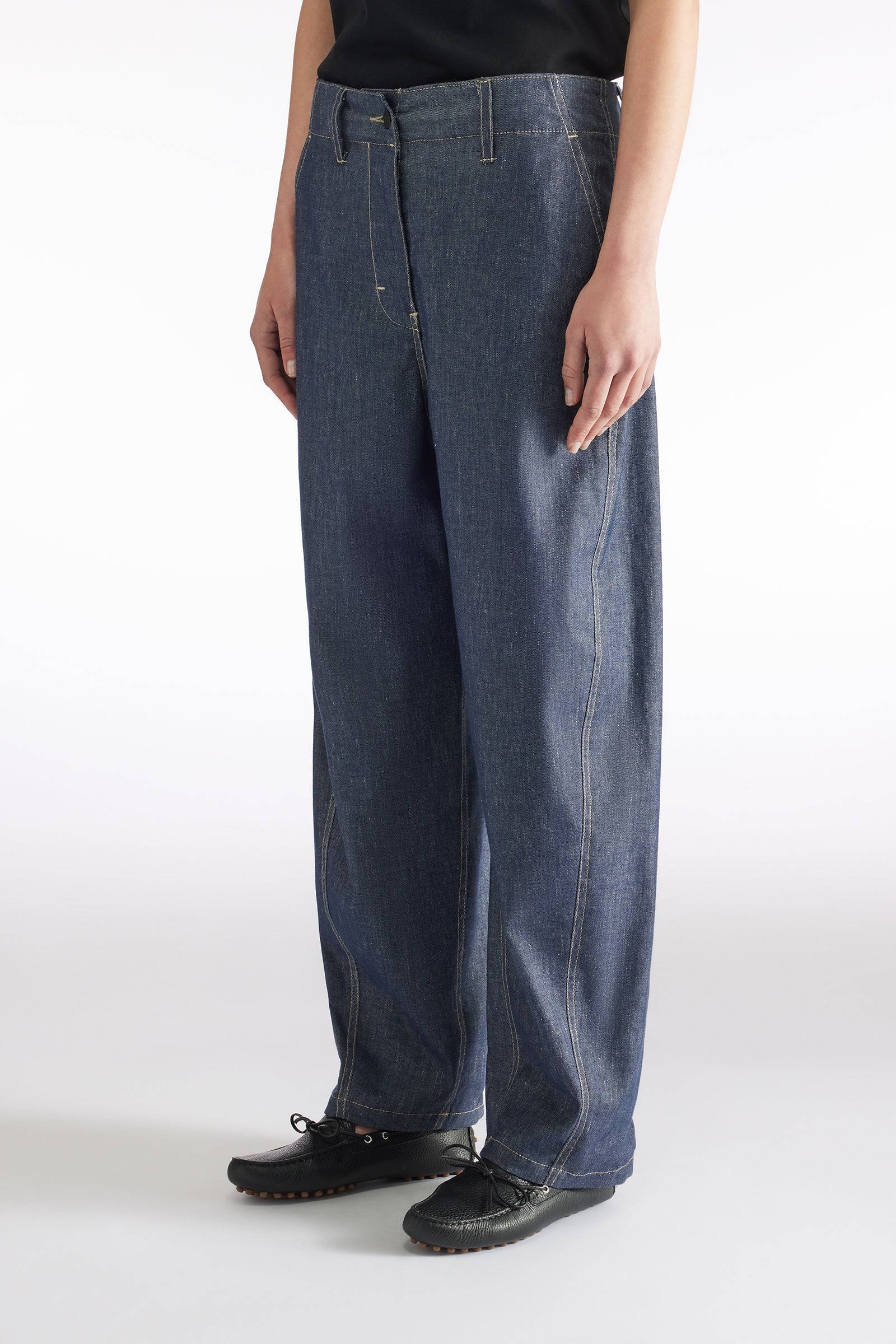 PANTALONE IN TELA DENIM