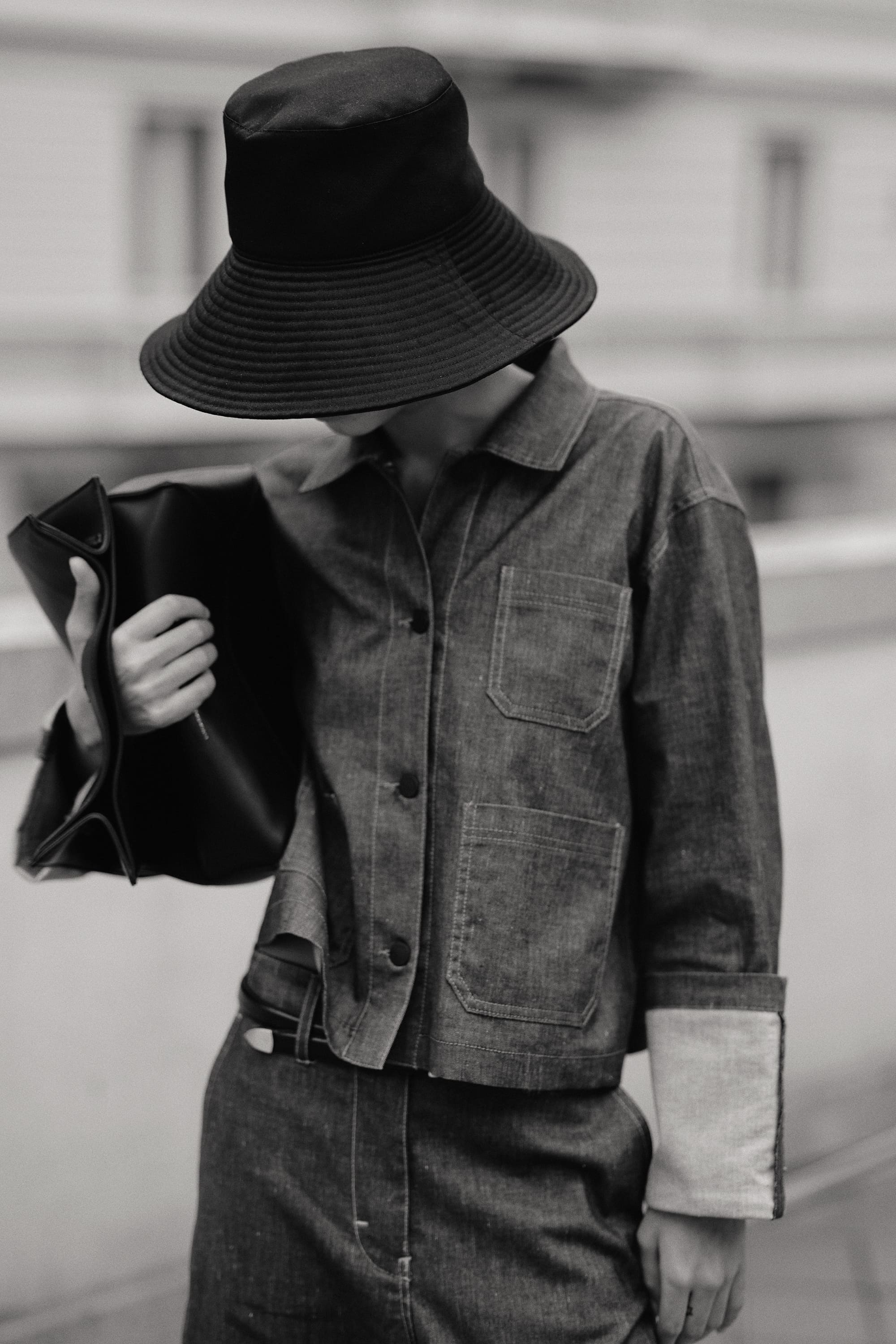 GIACCA IN TELA DENIM