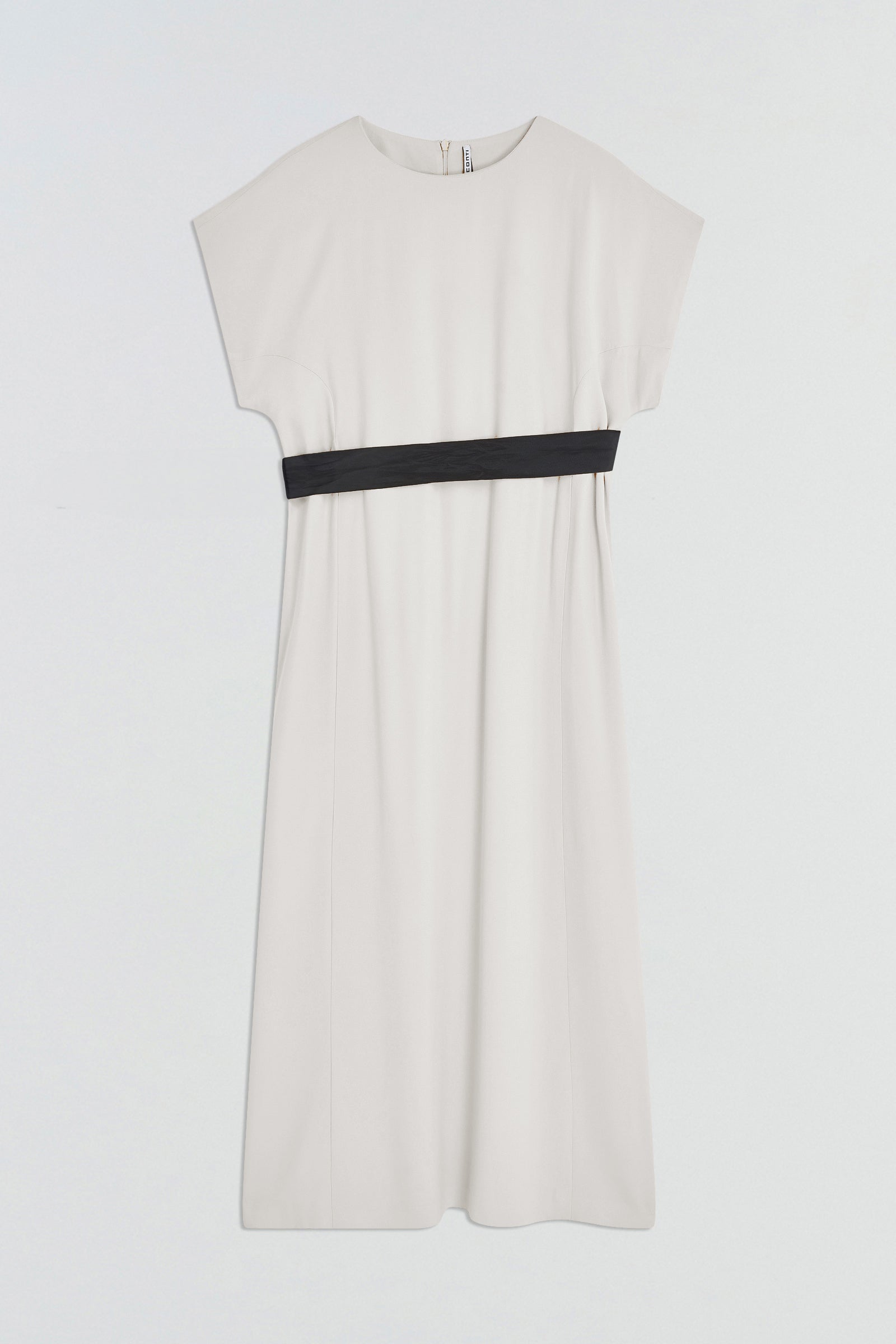 ABITO CON CINTURA IN RASO