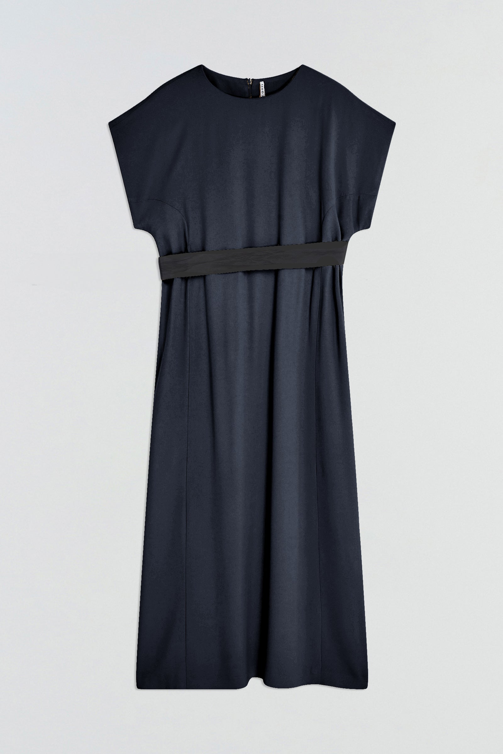 ABITO CON CINTURA IN RASO