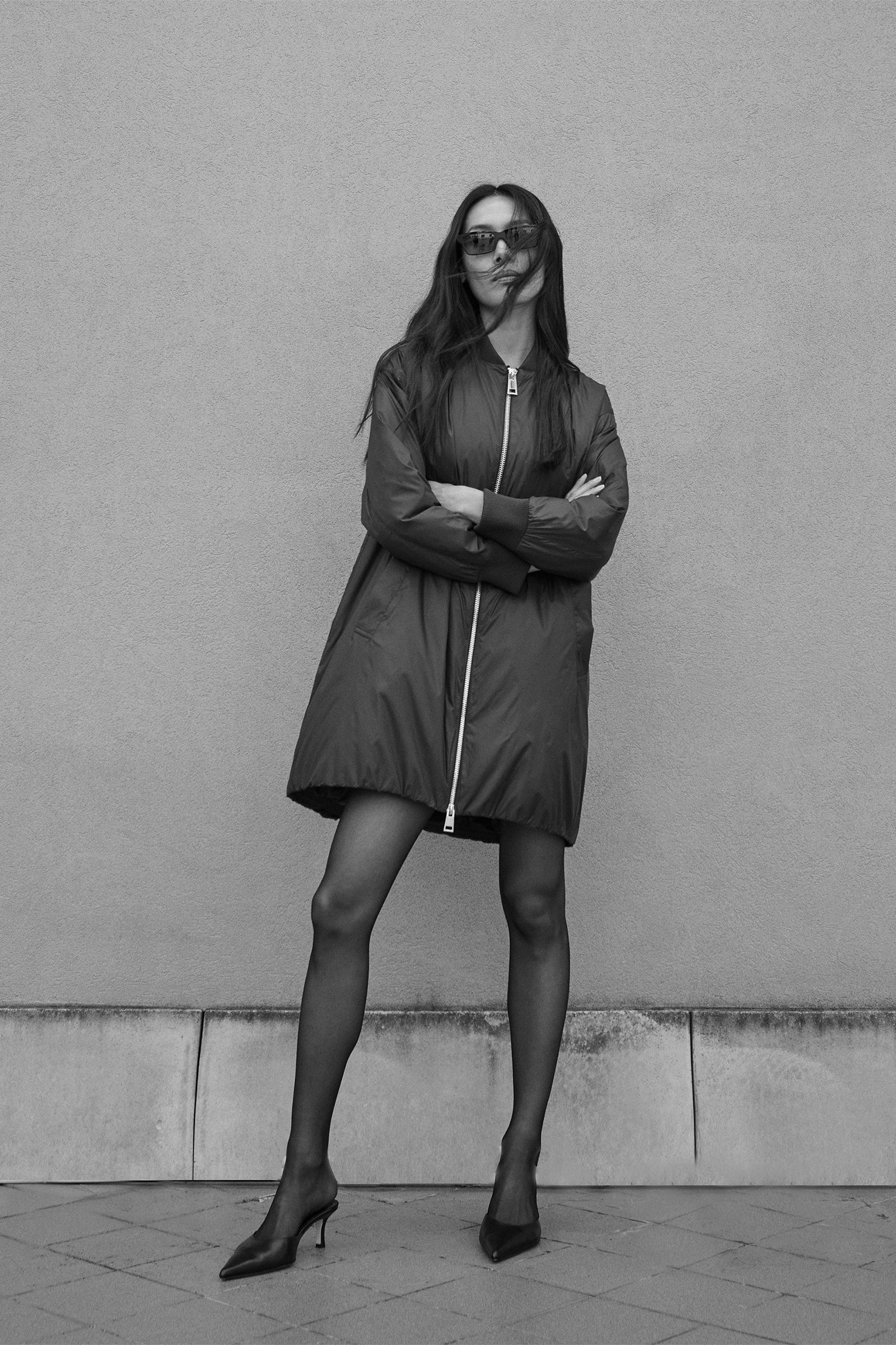 BOMBER JACKET WITH ZIP