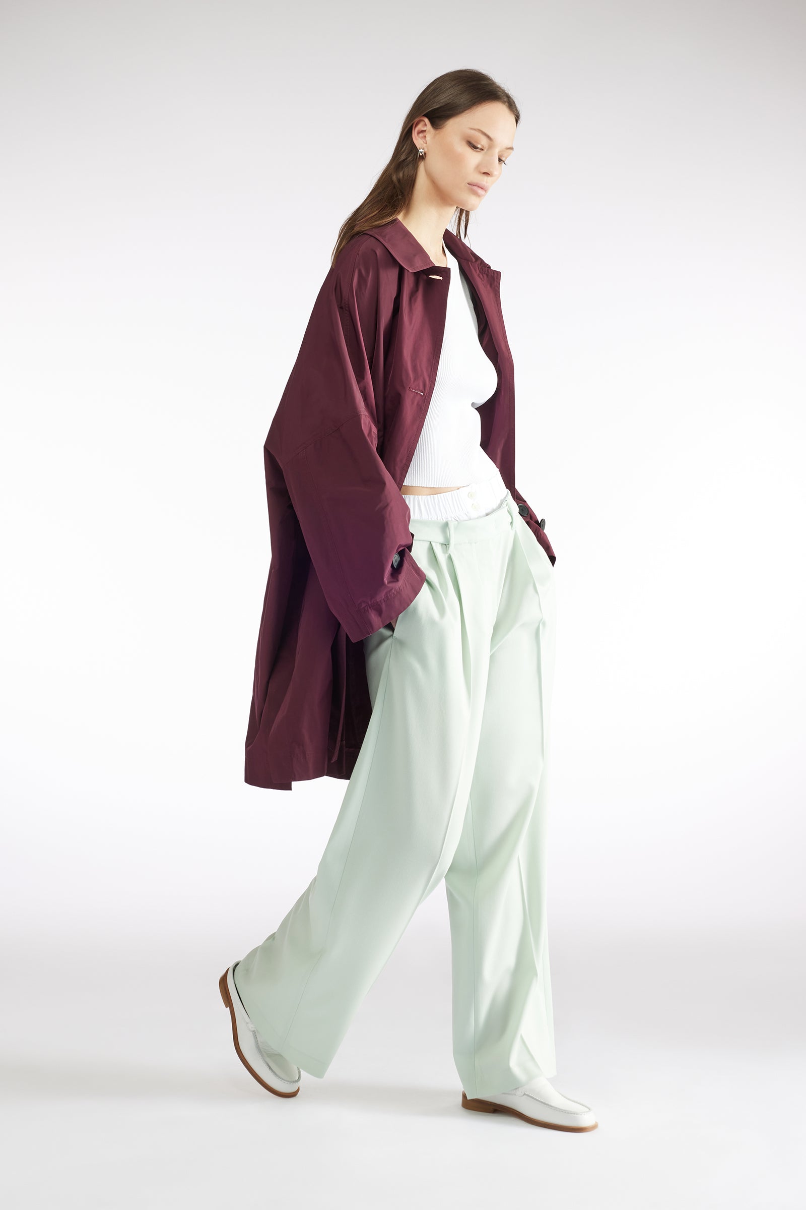 DUST COAT WITH COLLAR