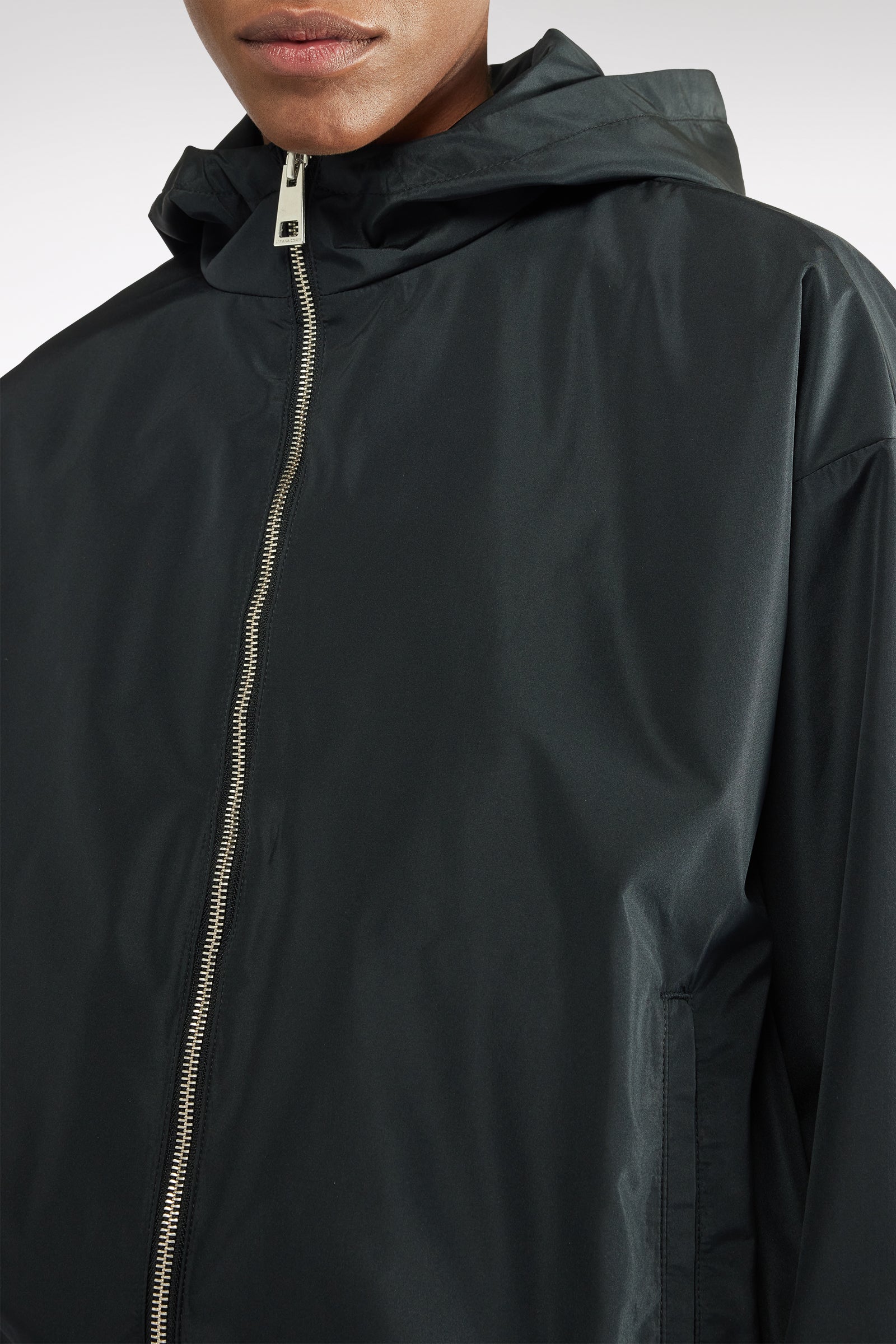 GIACCA CAPPUCCIO IN TAFFETÃ