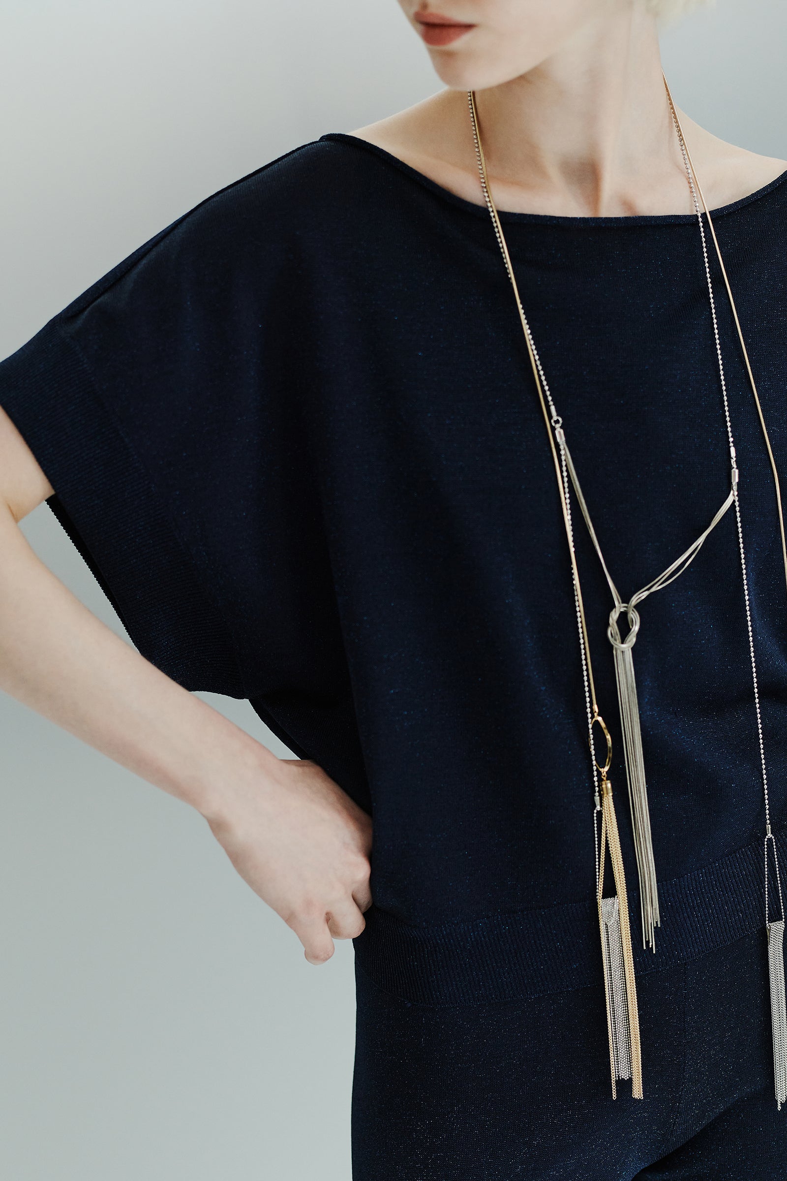 IRREGULAR CUT OUT JERSEY