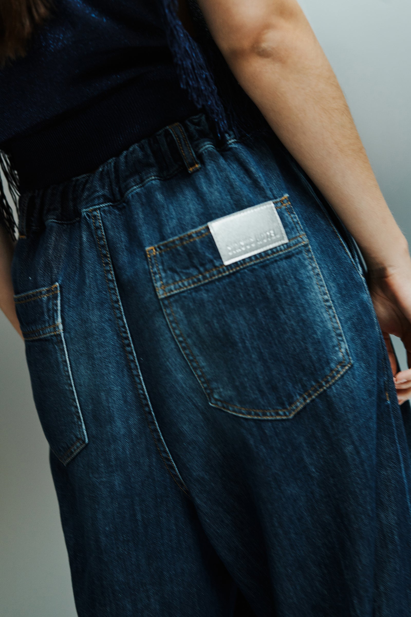 JEANS OVERSIZE TASCA MEDICA