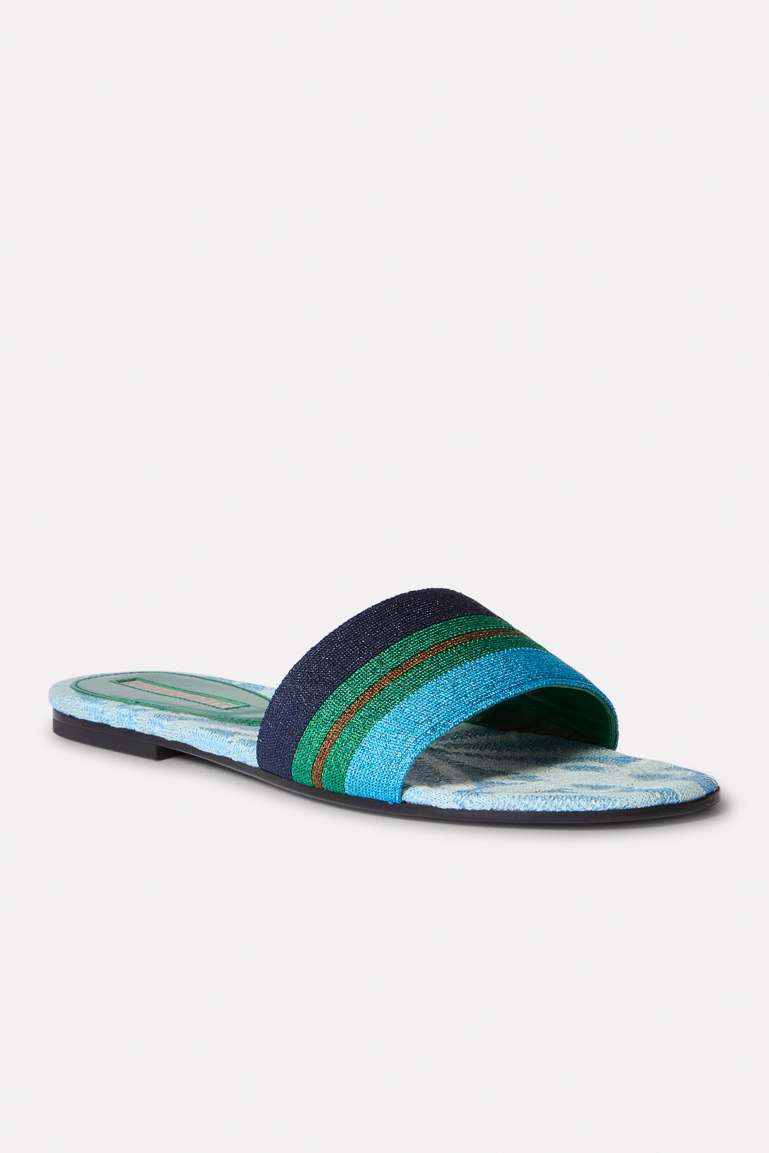 JACQUARD FABRIC SANDAL COLLECTION