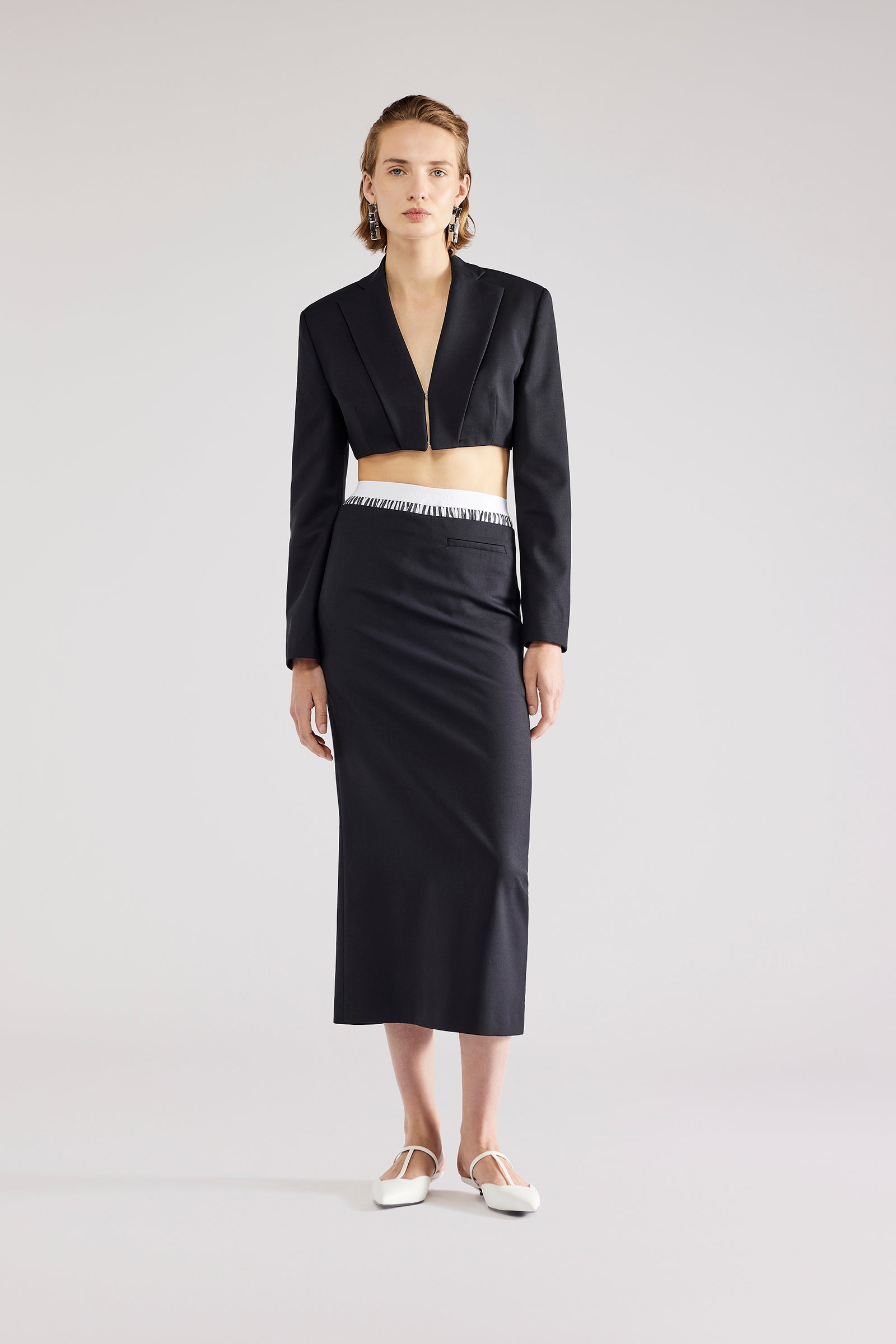 ERIKA CAVALLINI ネイビージャケット ReBranded | Erika Cavallini Outlet