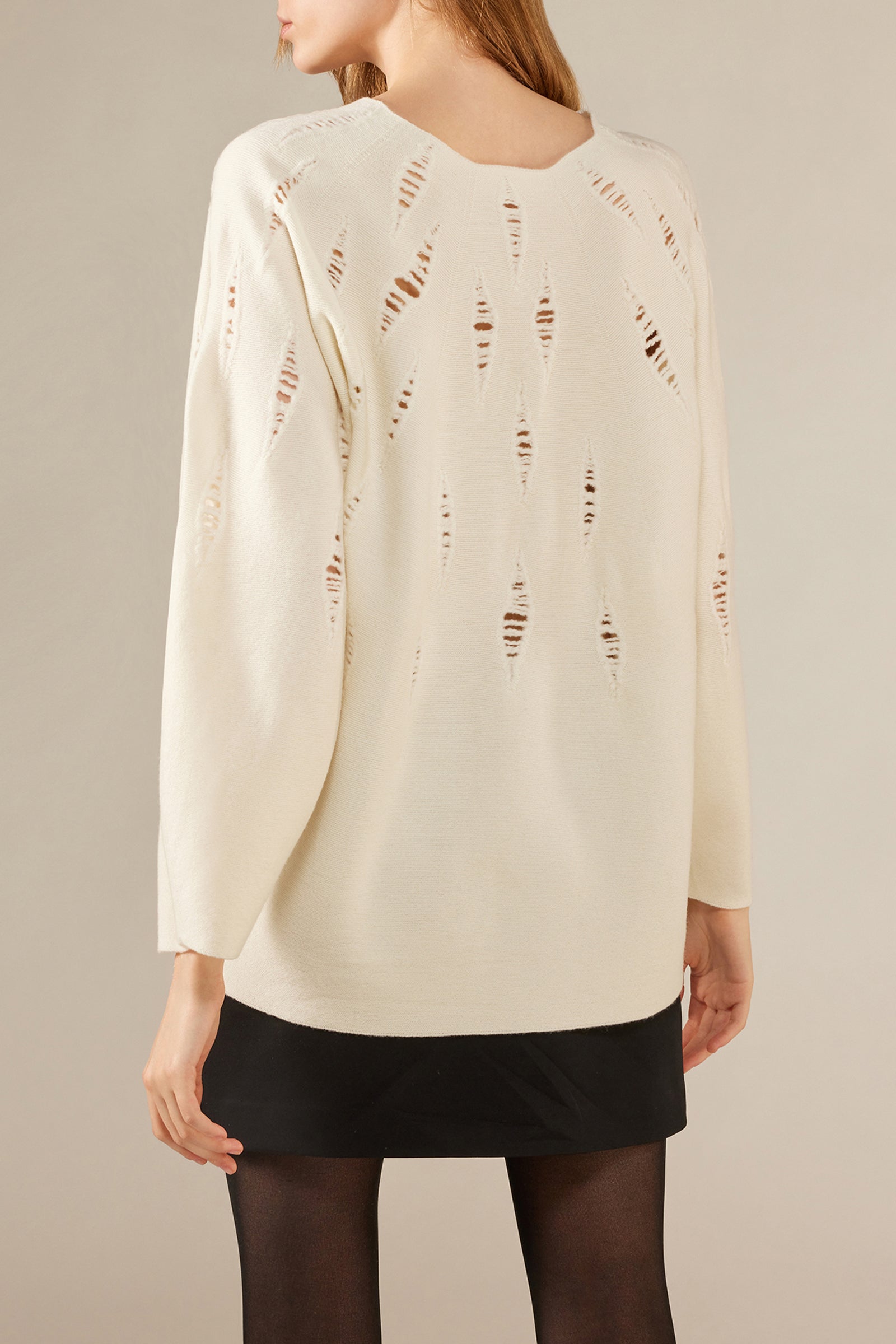 MAGLIA EFFETTO SMAGLIATURE