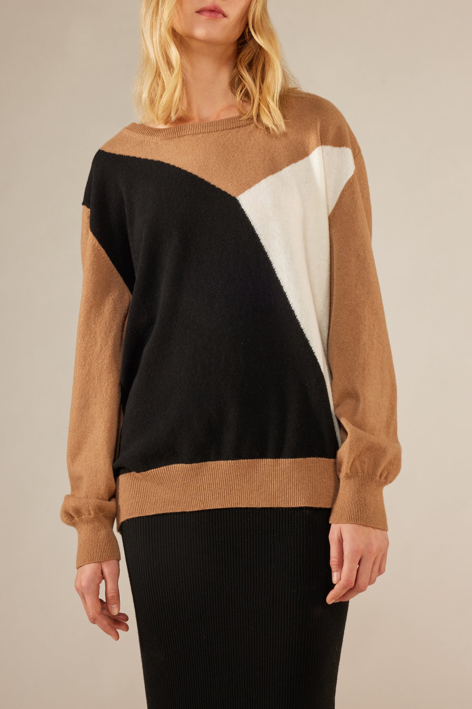 MAGLIA BLOCK COLOR