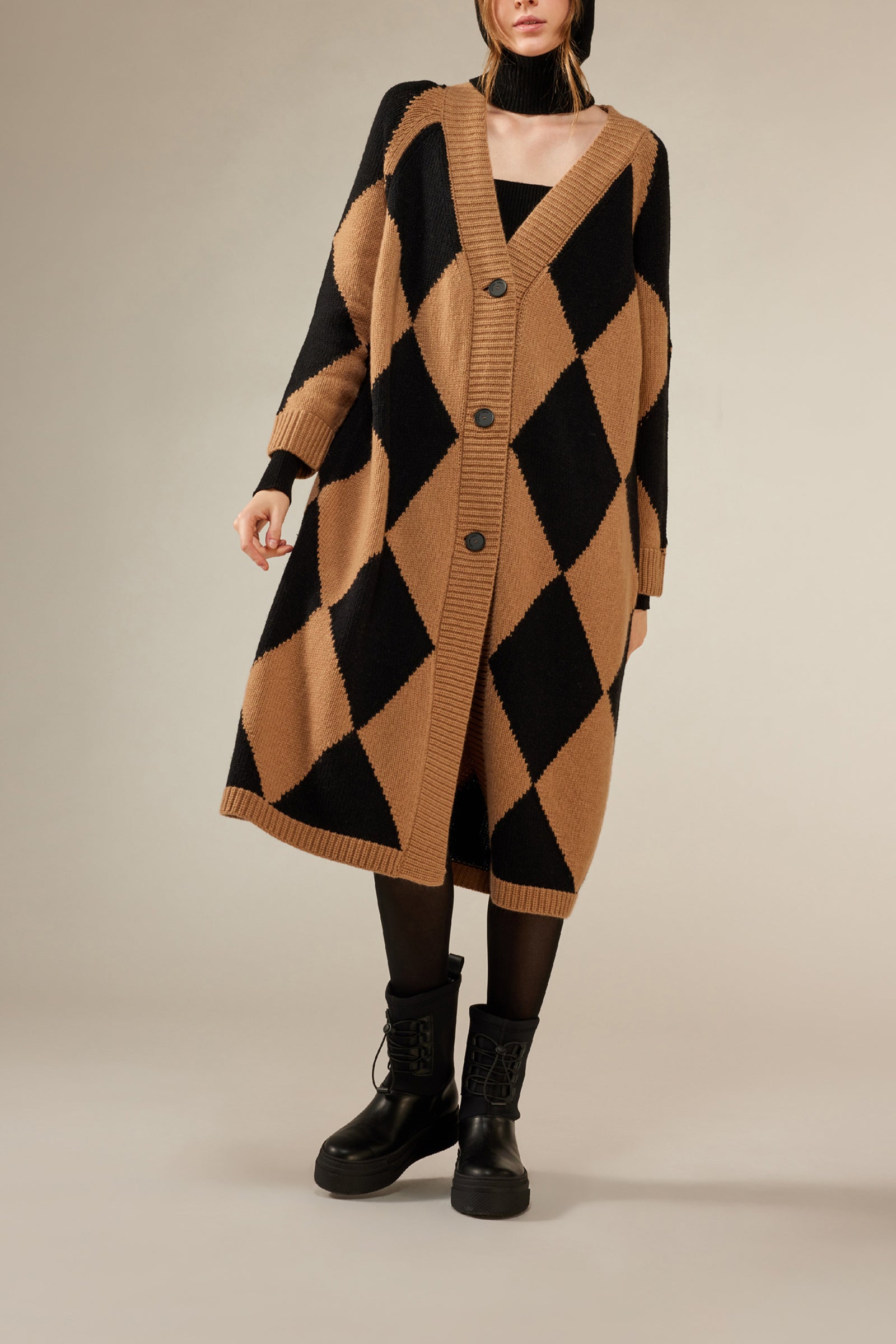 CARDIGAN A ROMBI