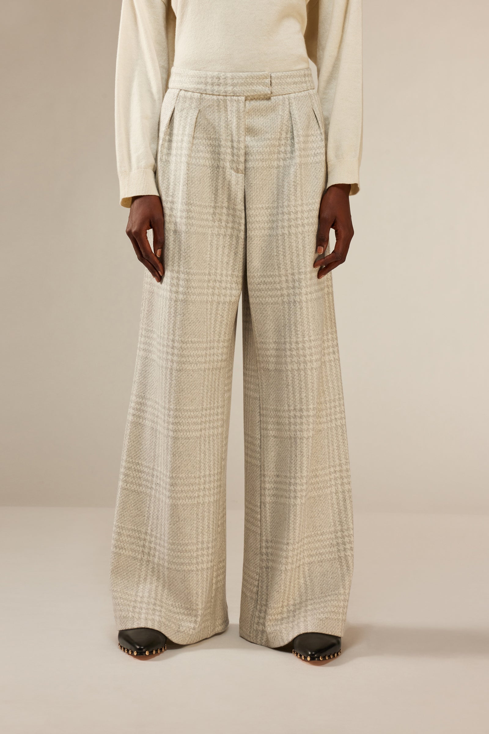 PANTALONE CASHMERE SETA