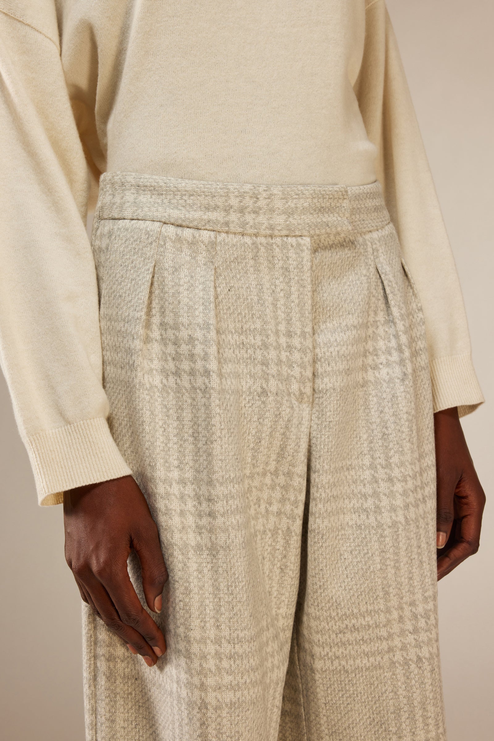 PANTALONE CASHMERE SETA