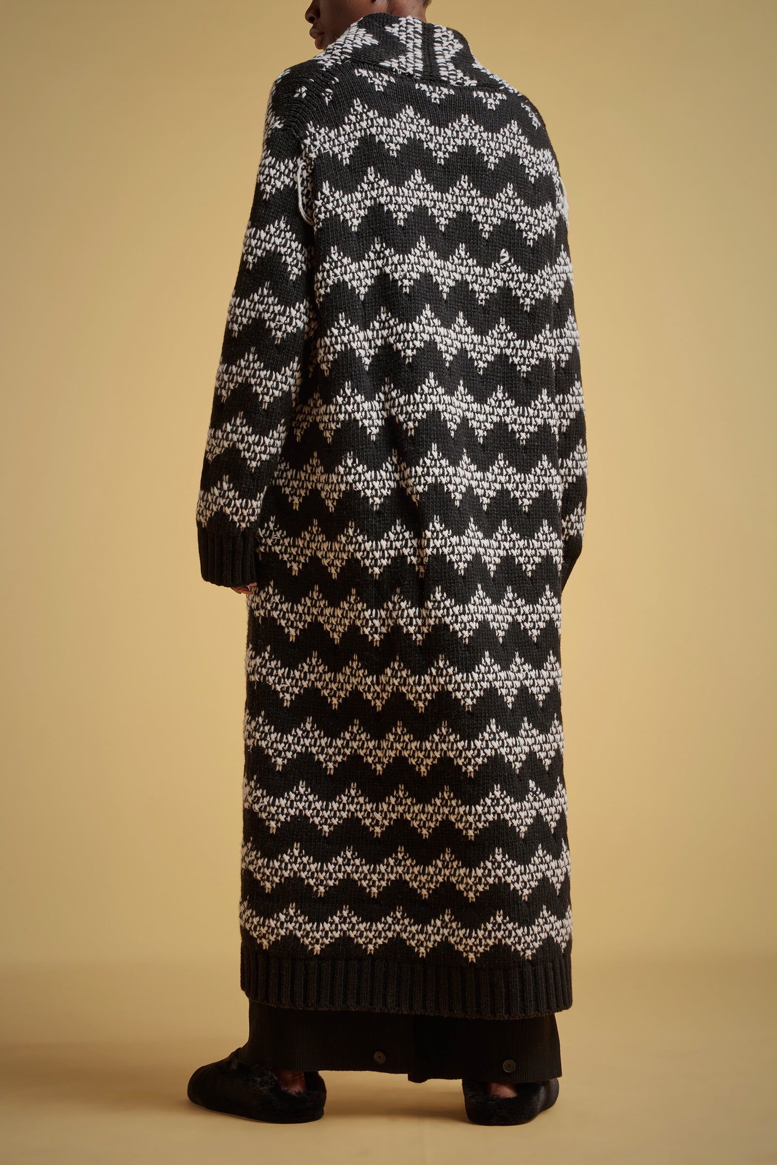 CAPPOTTO MAGLIA BICOLORE