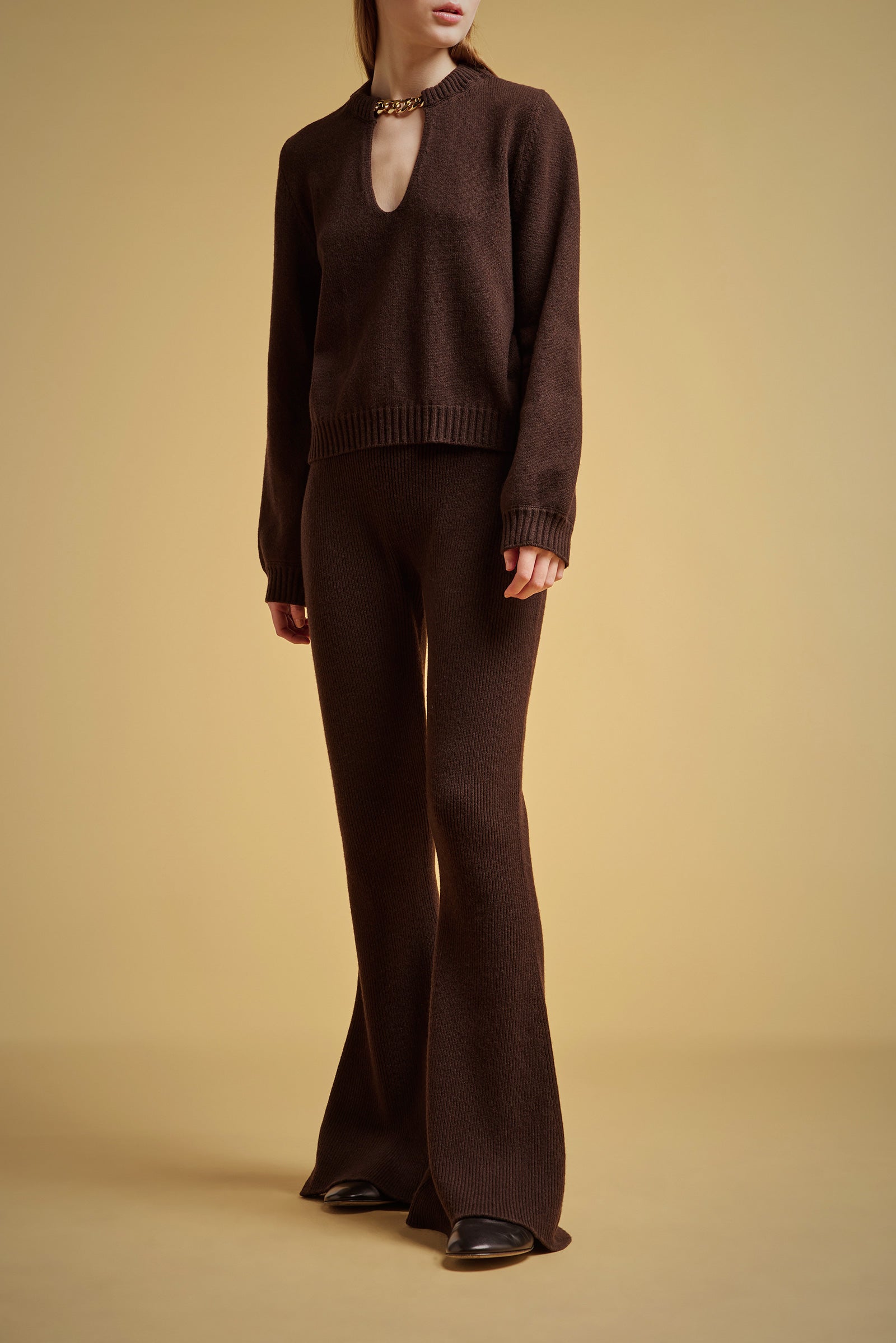 MAGLIA CATENA CASHMERE RICICLATO