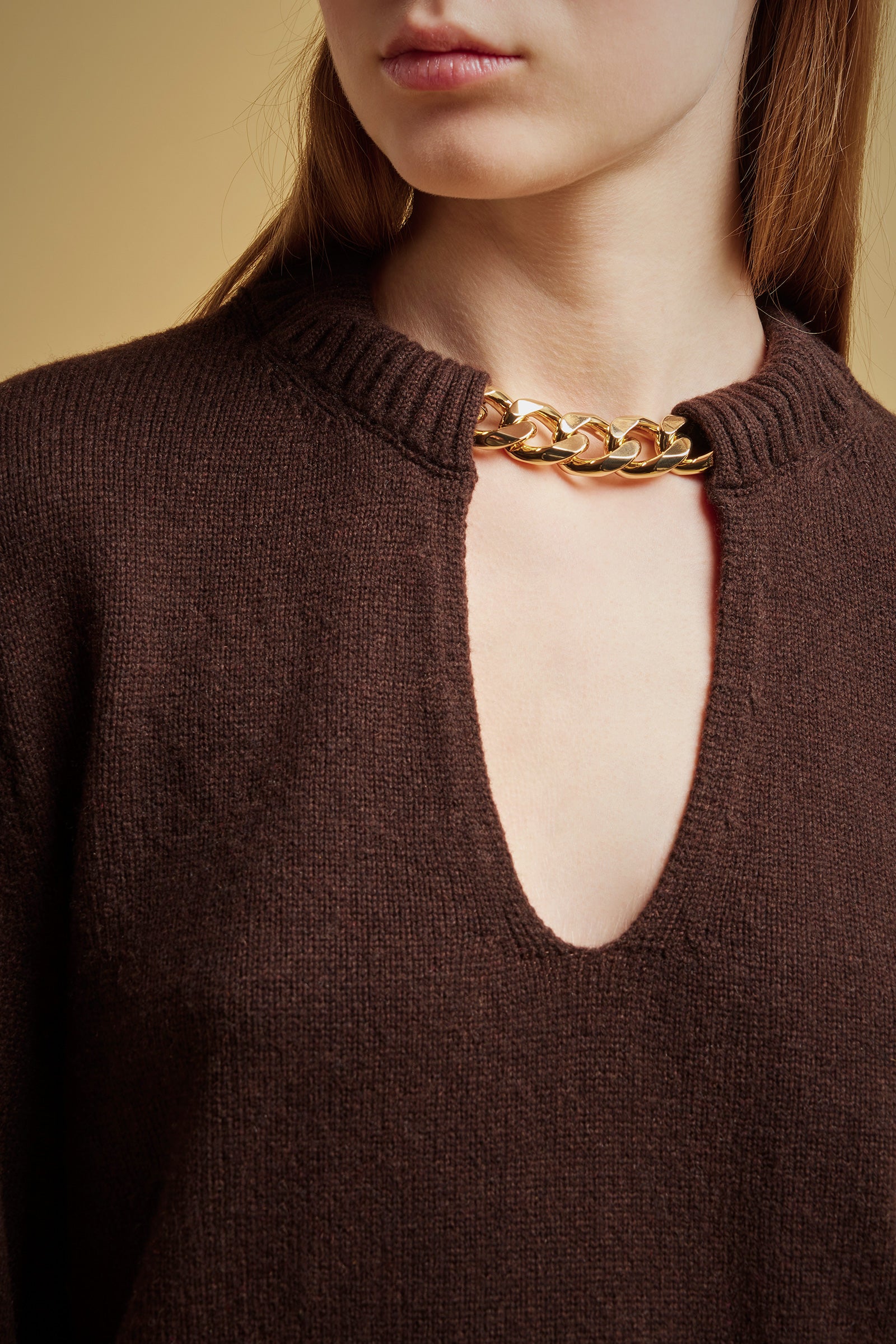 MAGLIA CATENA CASHMERE RICICLATO