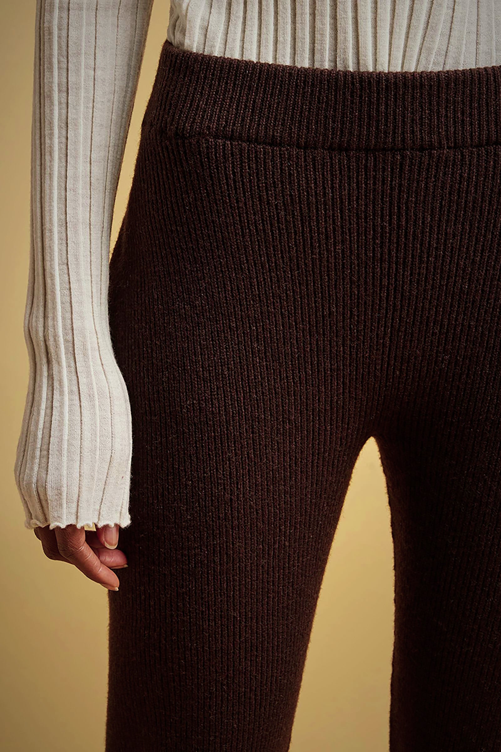 PANTALONE SVASATO CACHEMIRE RICICLATO